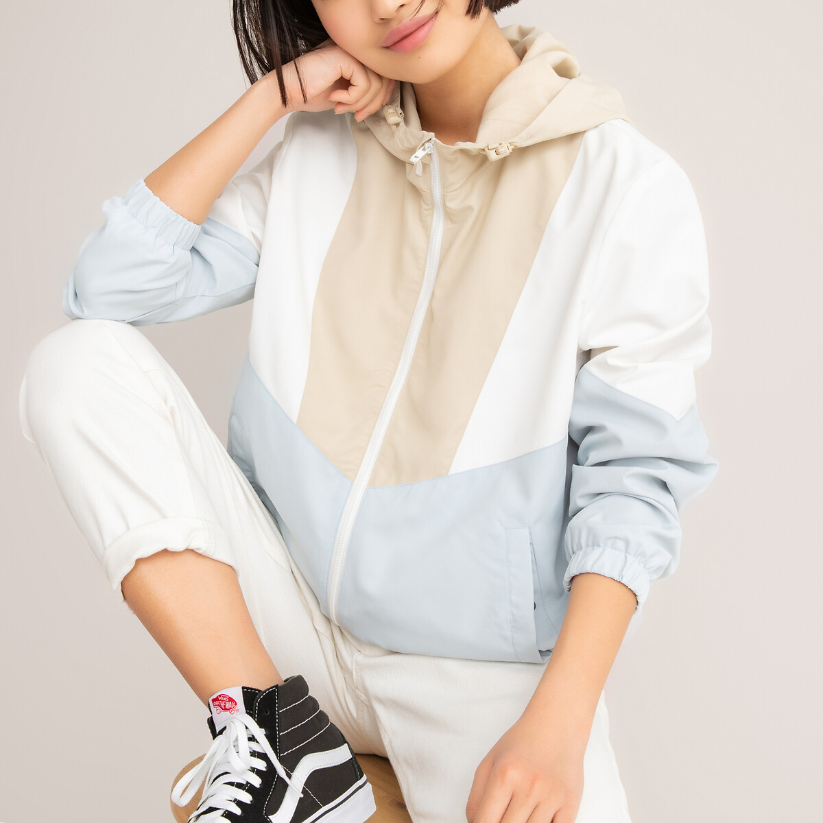 

Куртка LaRedoute, Бежевый, С рисунком колорблок 10-18 лет 16 лет - 162 см бежевый
