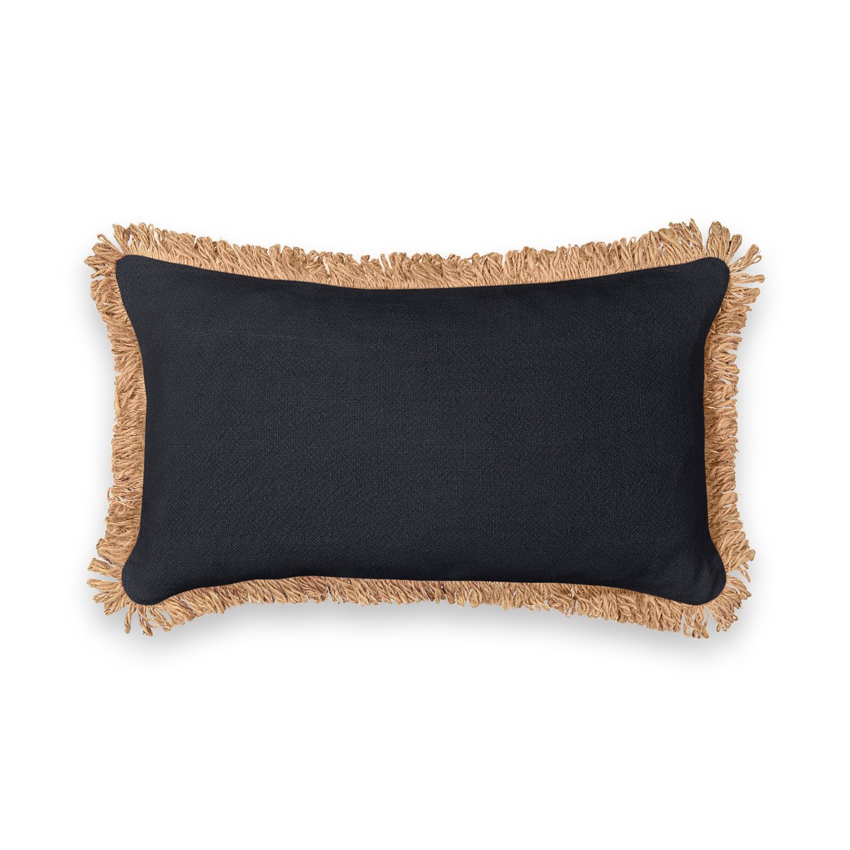 Чехол LaRedoute На подушку из джута Jutty 50 x 30 см черный, размер 50 x 30 см - фото 2