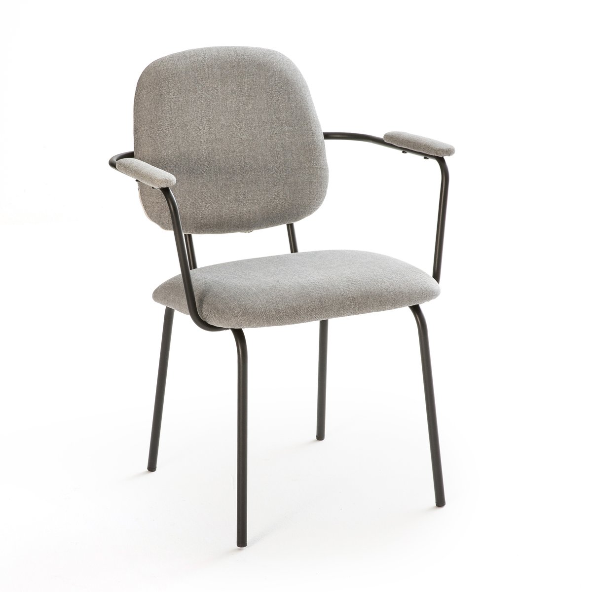 Кресло La Redoute Для столовой Brooklyn единый размер серый - фото 1