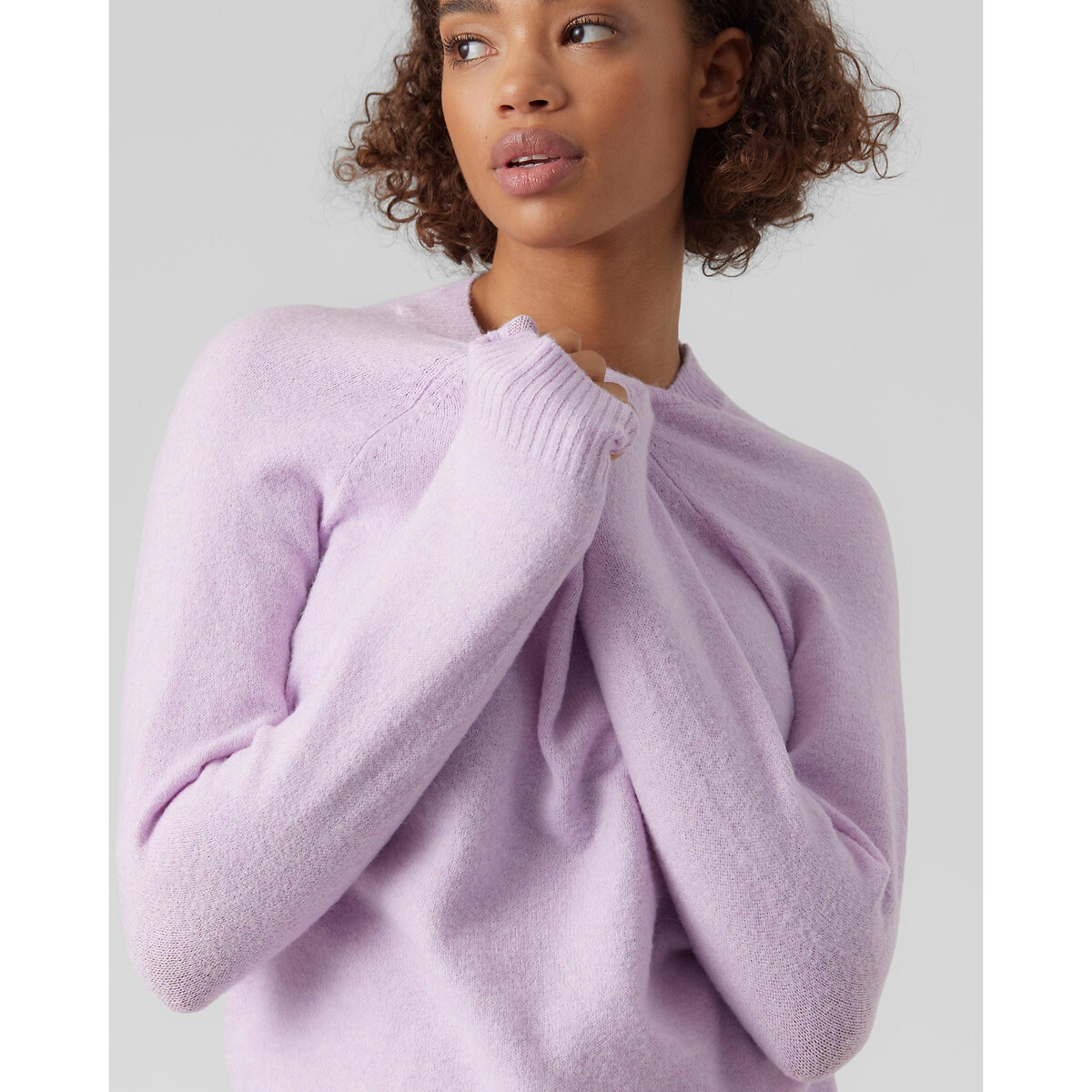 Пуловер Из пышного трикотажа M розовый LaRedoute, размер M - фото 2