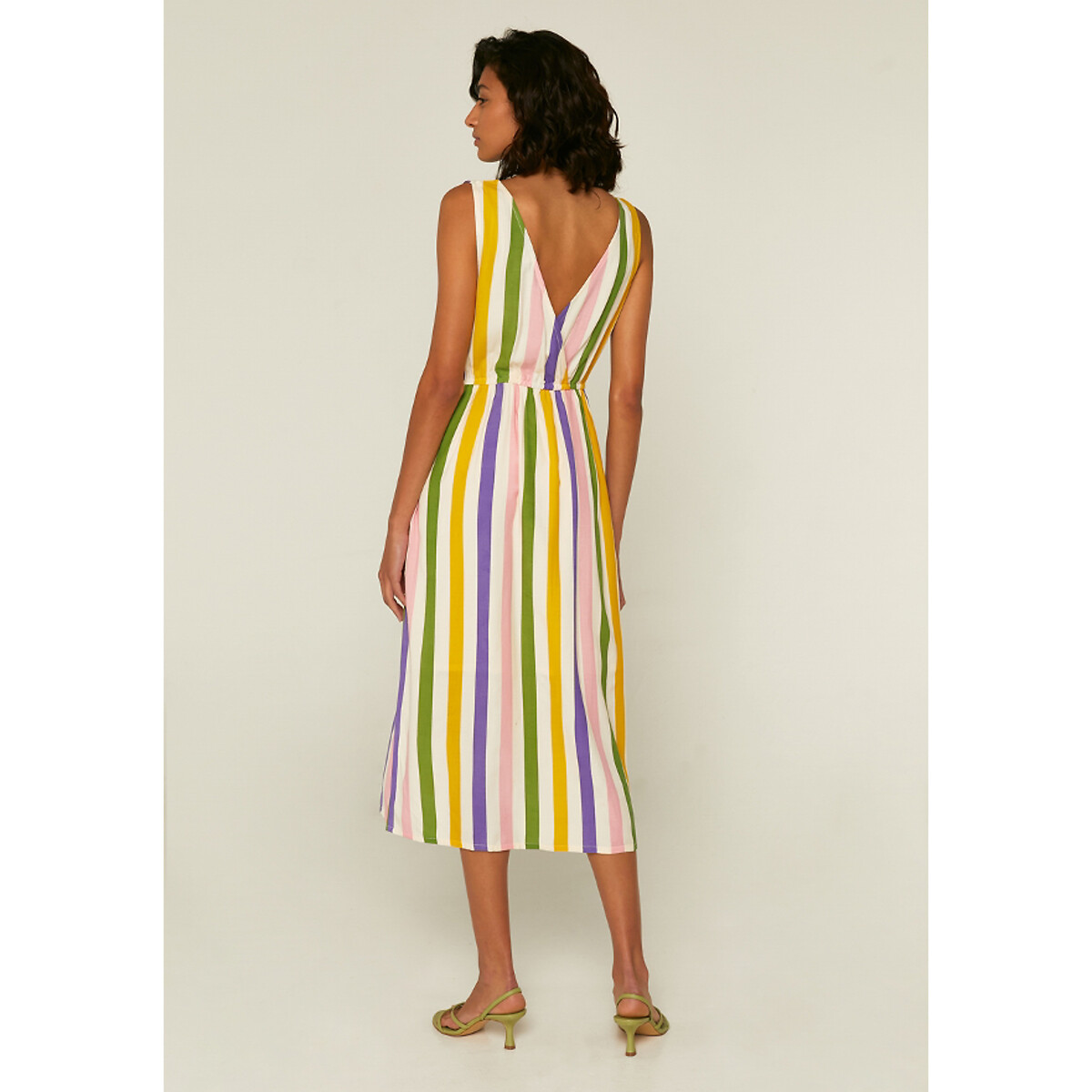 Платье COMPANIA FANTASTICA Длинное без рукавов XS разноцветный, размер XS - фото 3