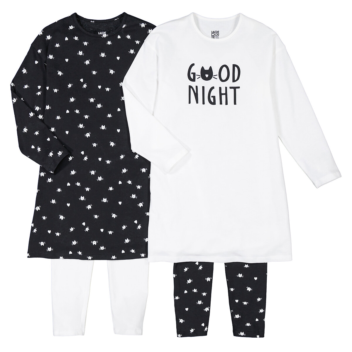 Комплект из двух пижам-ночных рубашек LaRedoute