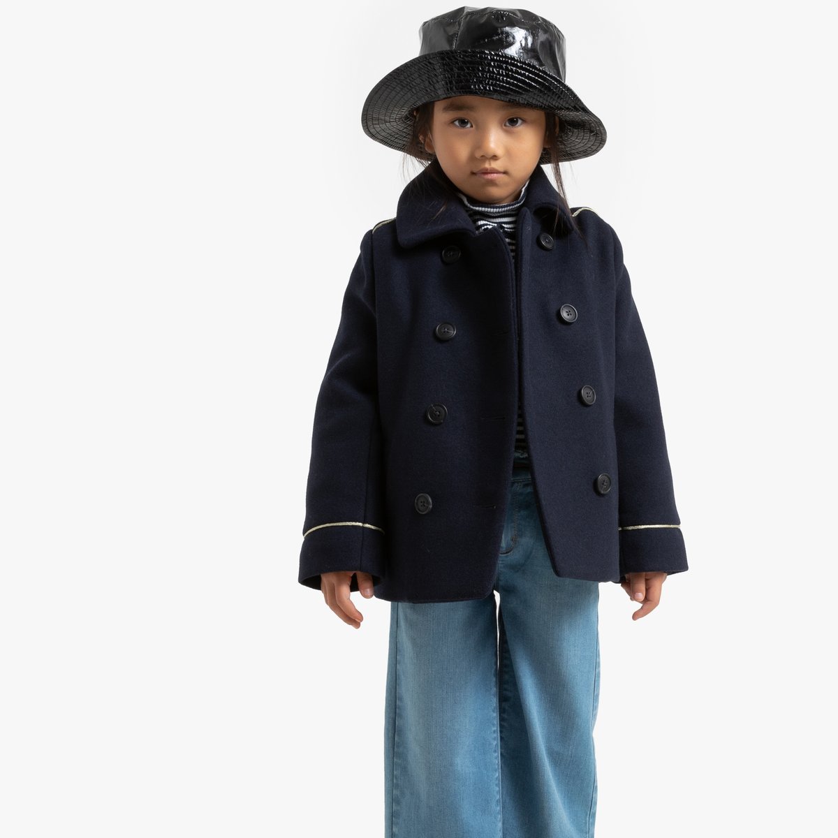 

Куртка-пальто LA REDOUTE COLLECTIONS, Синий, Укороченная 3-12 лет 8 лет - 126 см синий