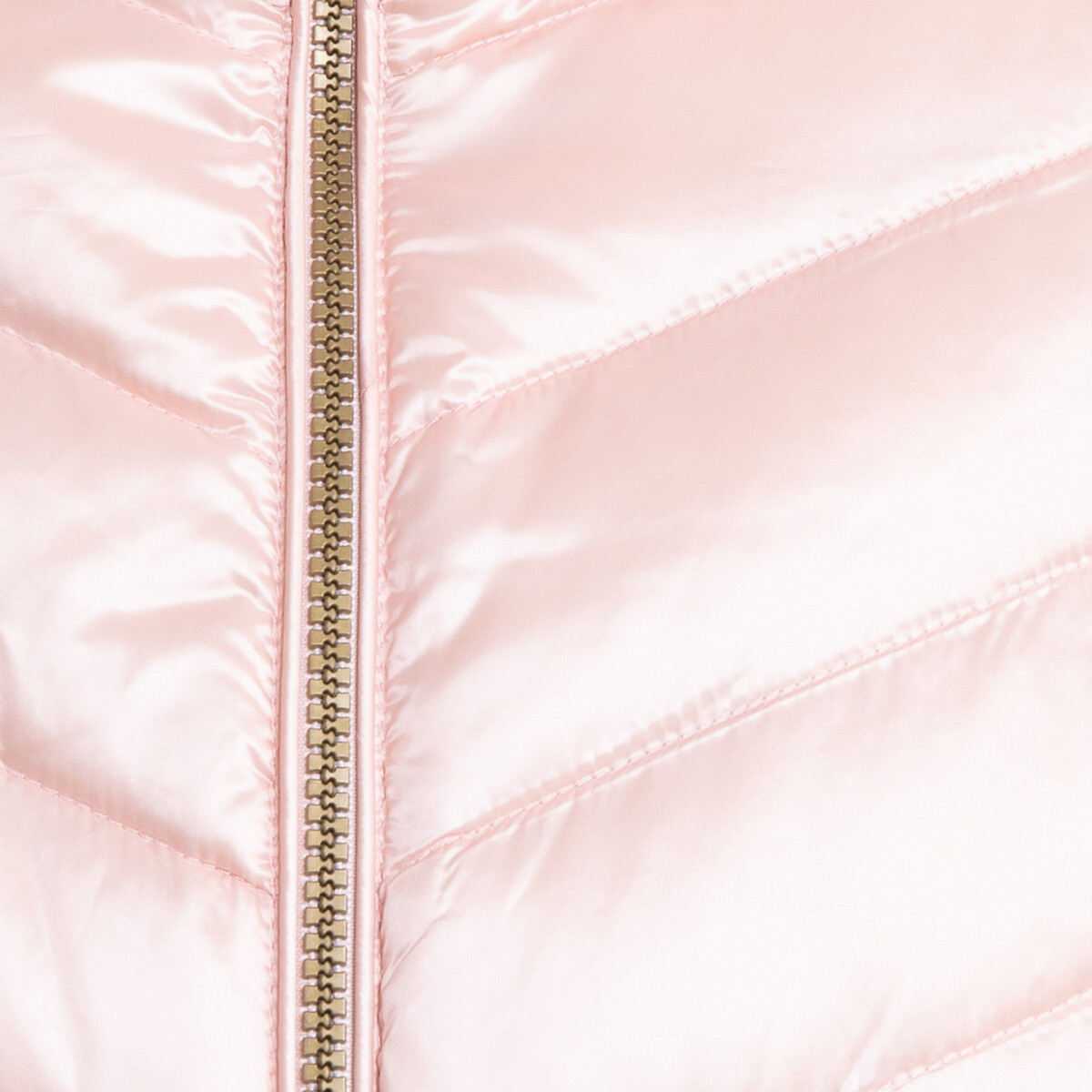 Куртка La Redoute Стеганая средней длины на молнии L розовый, размер L - фото 4