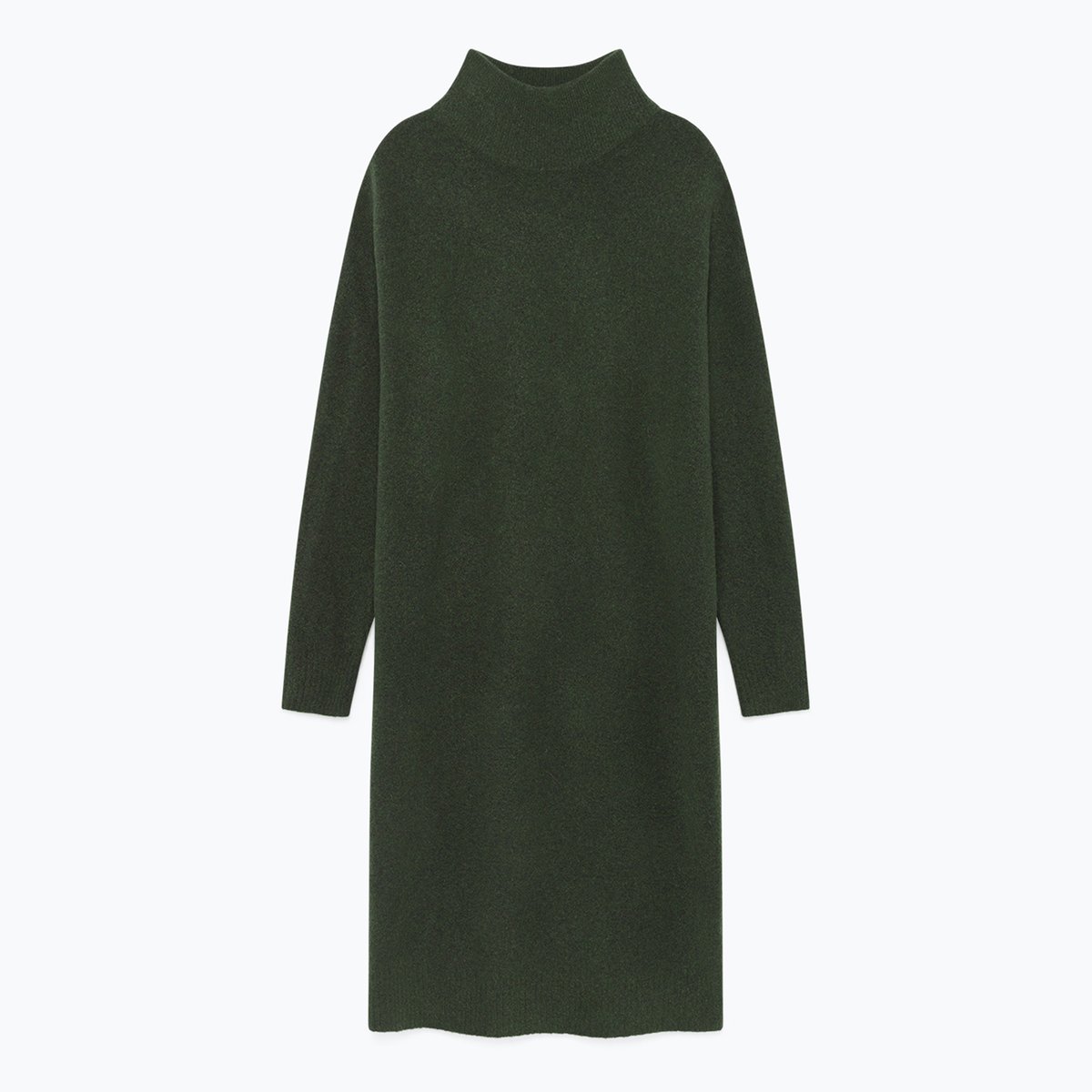 Платье-пуловер La Redoute Длинное с длинными рукавами DAMSVILLE XS/S зеленый, размер XS/S Длинное с длинными рукавами DAMSVILLE XS/S зеленый - фото 5