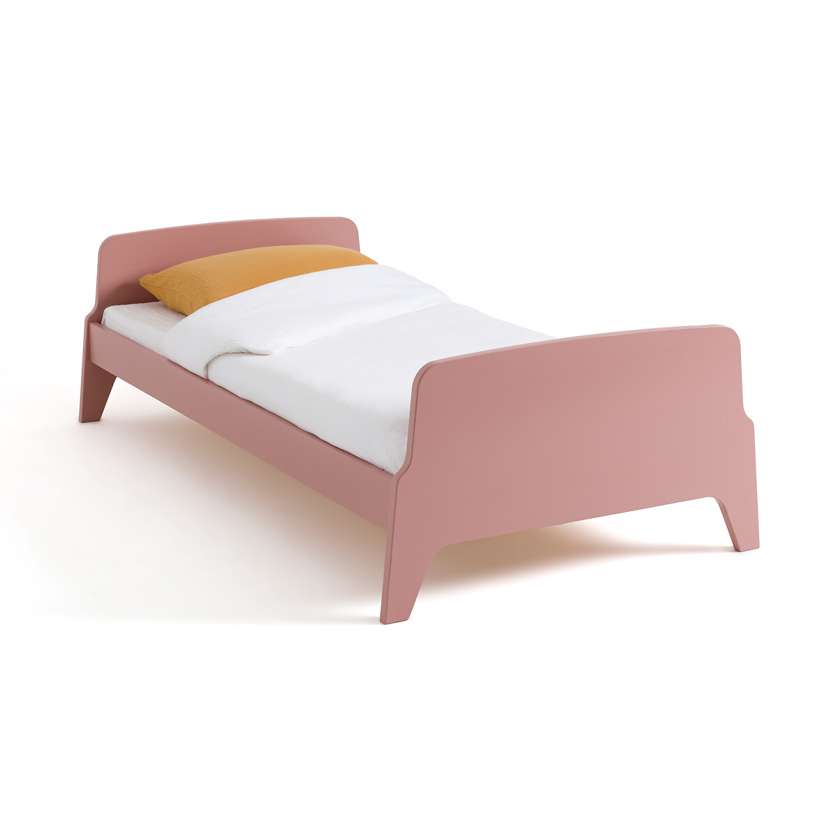 Кровать 1-сп в винтажном стиле Adil 90 x 190 см розовый