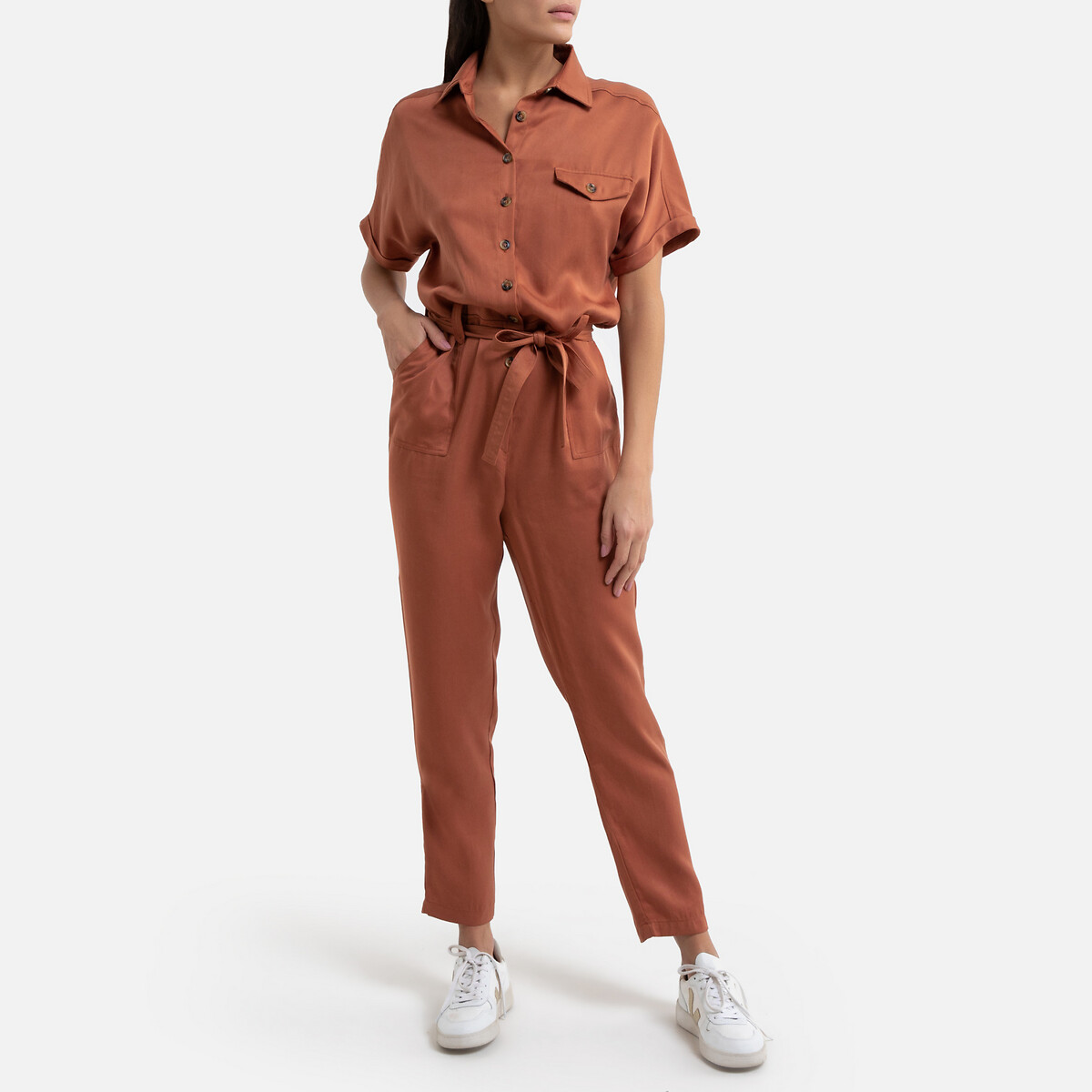 

Комбинезон La Redoute, Оранжевый, С короткими рукавами MACY M оранжевый