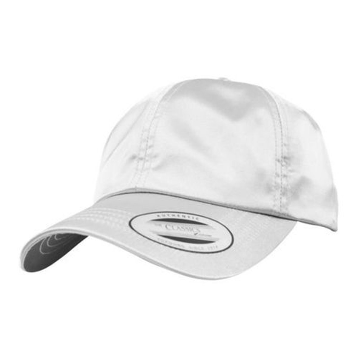 Casquette Incurvée Flexfit Low Profile Satin Argent