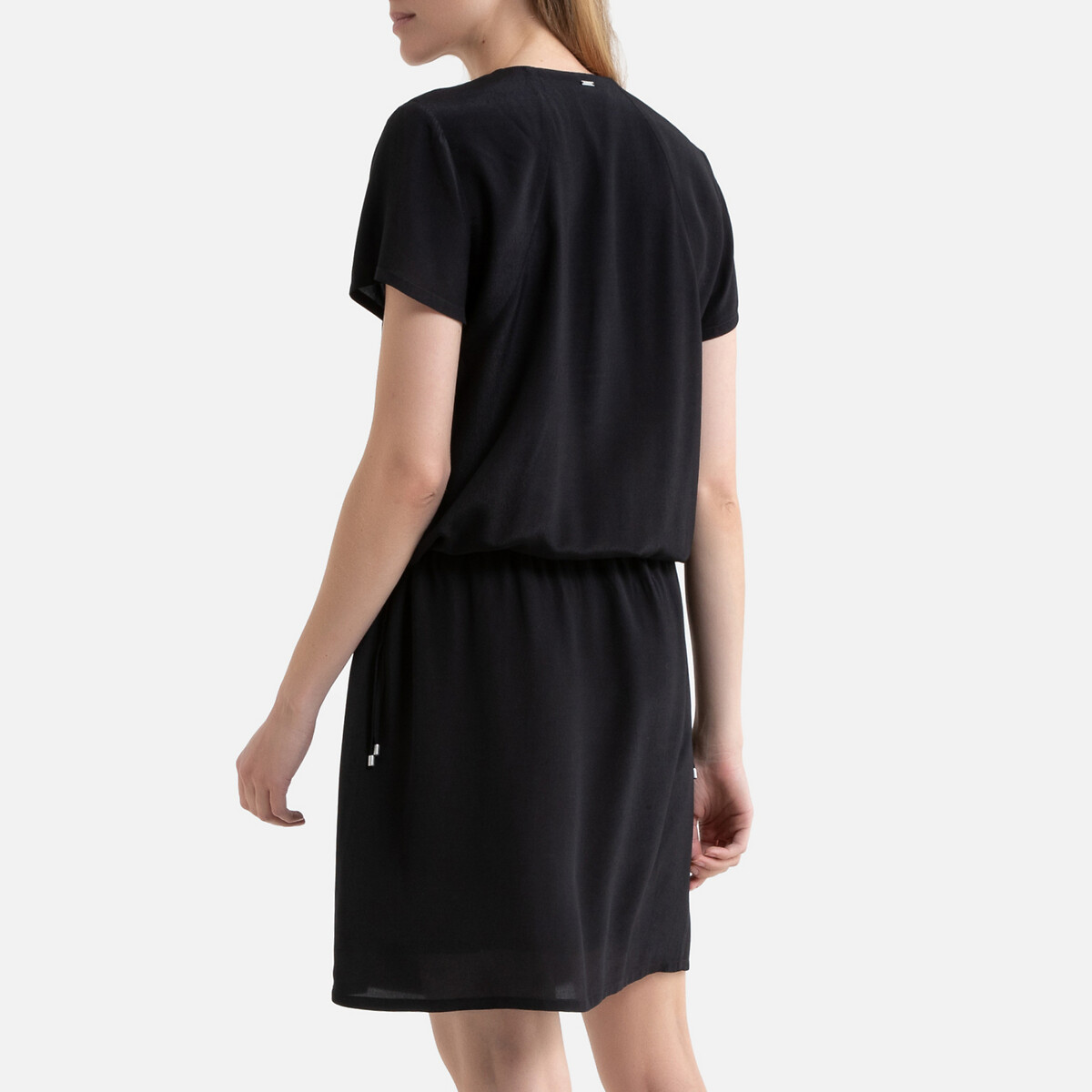 Платье La Redoute Расклешенное длина миди 34 40 (FR) - 46 (RUS) черный, размер 40 (FR) - 46 (RUS) Расклешенное длина миди 34 40 (FR) - 46 (RUS) черный - фото 3