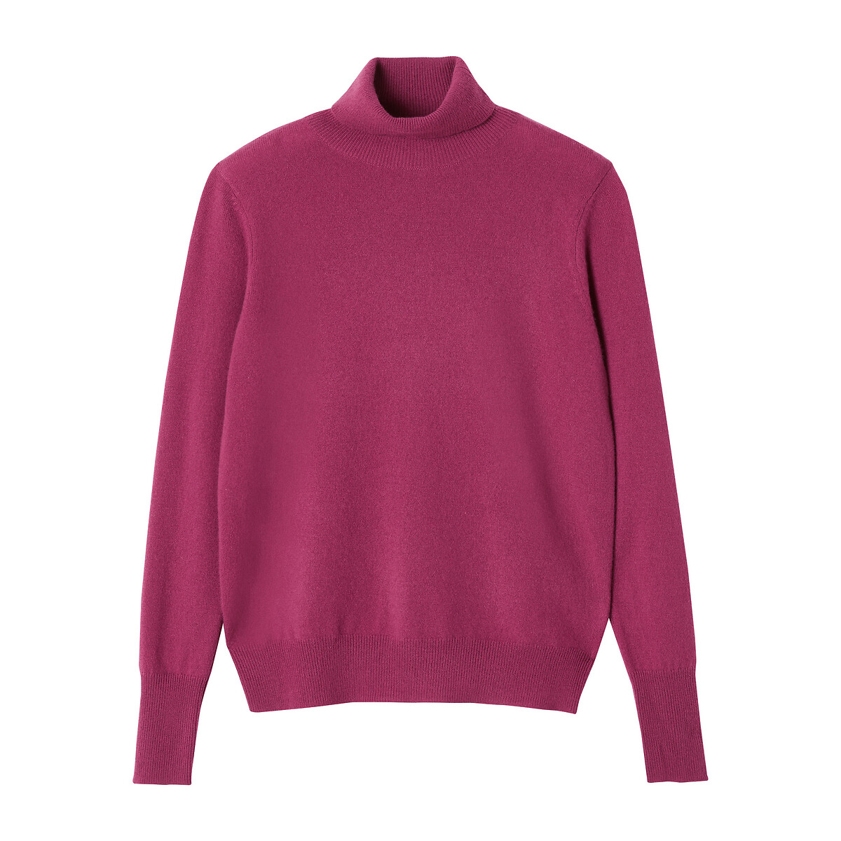 Пуловер La Redoute С высоким воротником 100 кашемира L красный, размер L - фото 5
