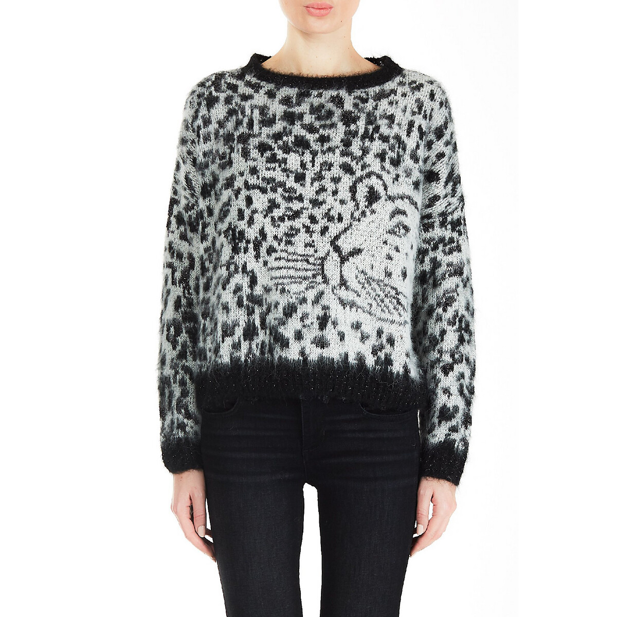 Pull col rond en fine maille