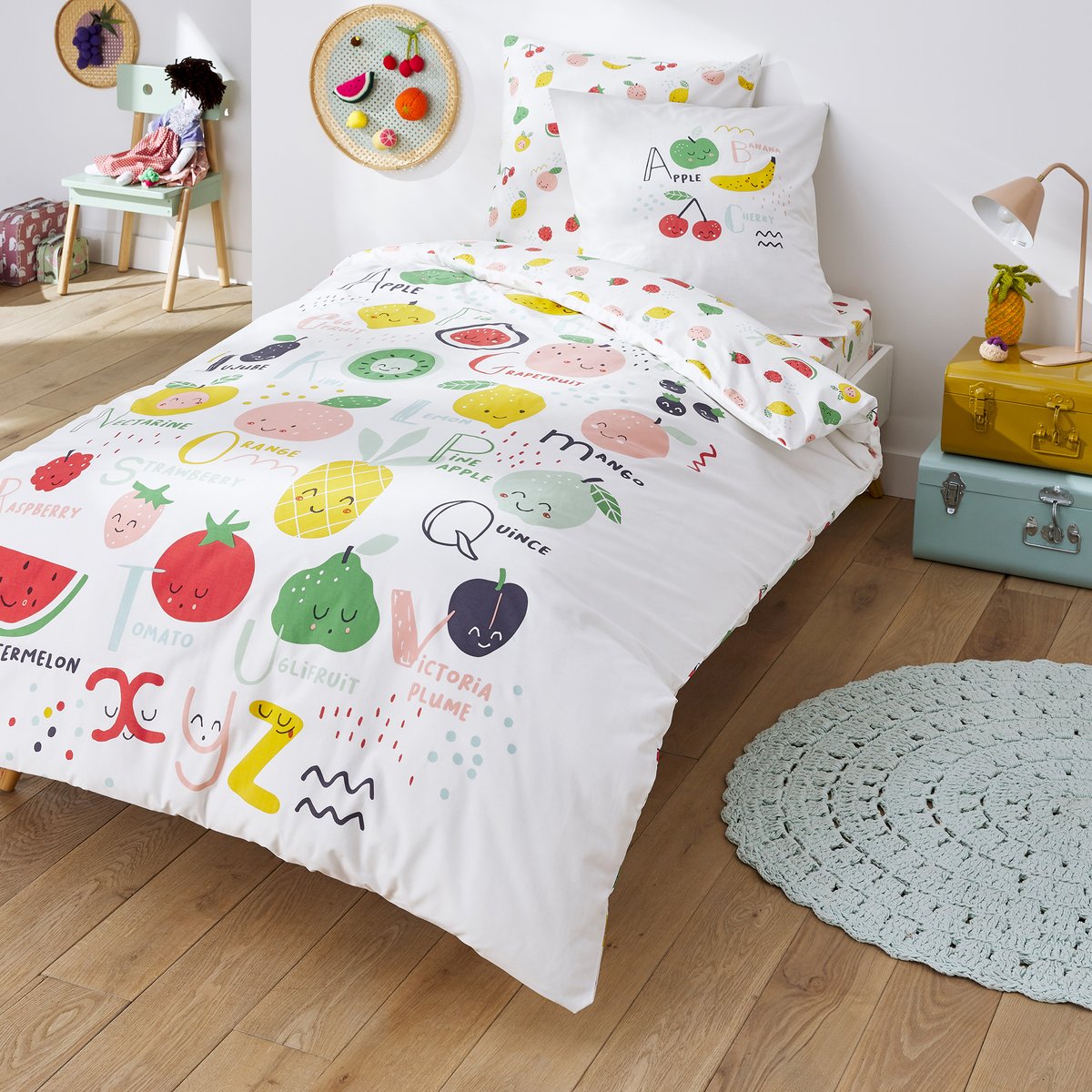 

Пододеяльник LaRedoute, Белый, Из биохлопка Marmelade 140 x 150 см белый