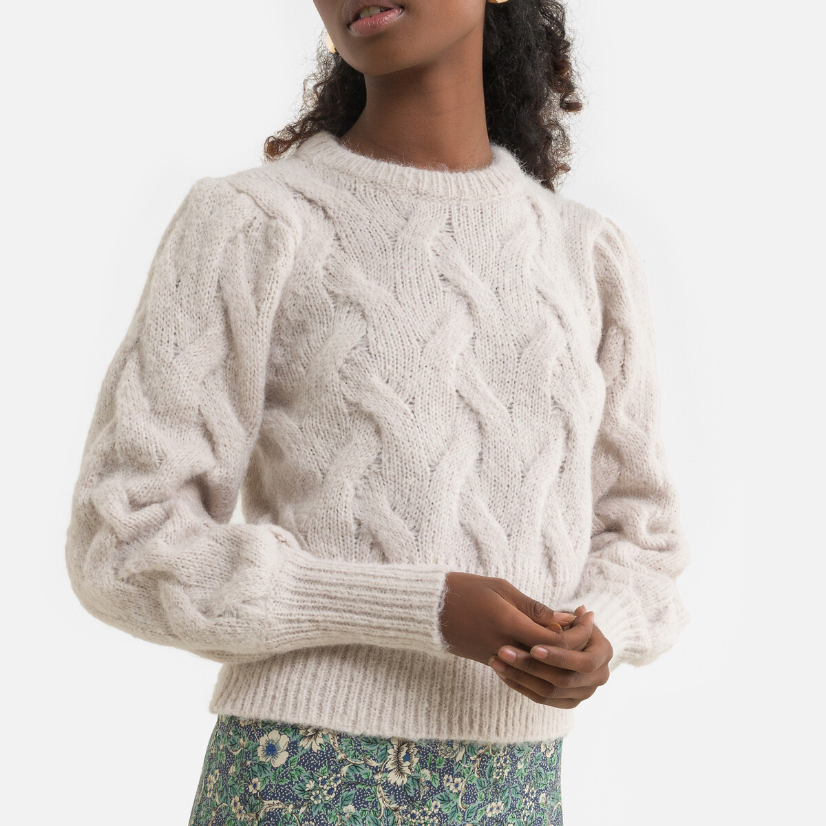 Пуловер ONLY Из тонкого трикотажа приталенный покрой XL каштановый, размер XL - фото 1