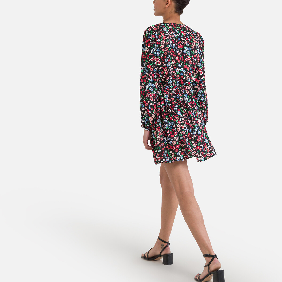 Платье Короткое с цветочным принтом XL разноцветный LaRedoute, размер XL - фото 4