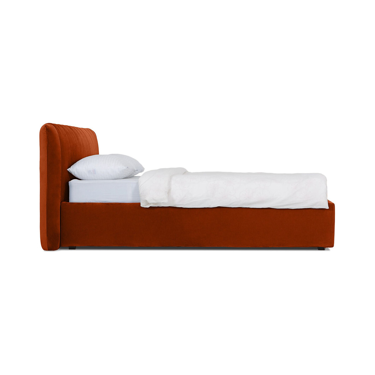 Кровать Queen Anastasia Lux 160 x 200 см оранжевый LaRedoute, размер 160 x 200 см - фото 3