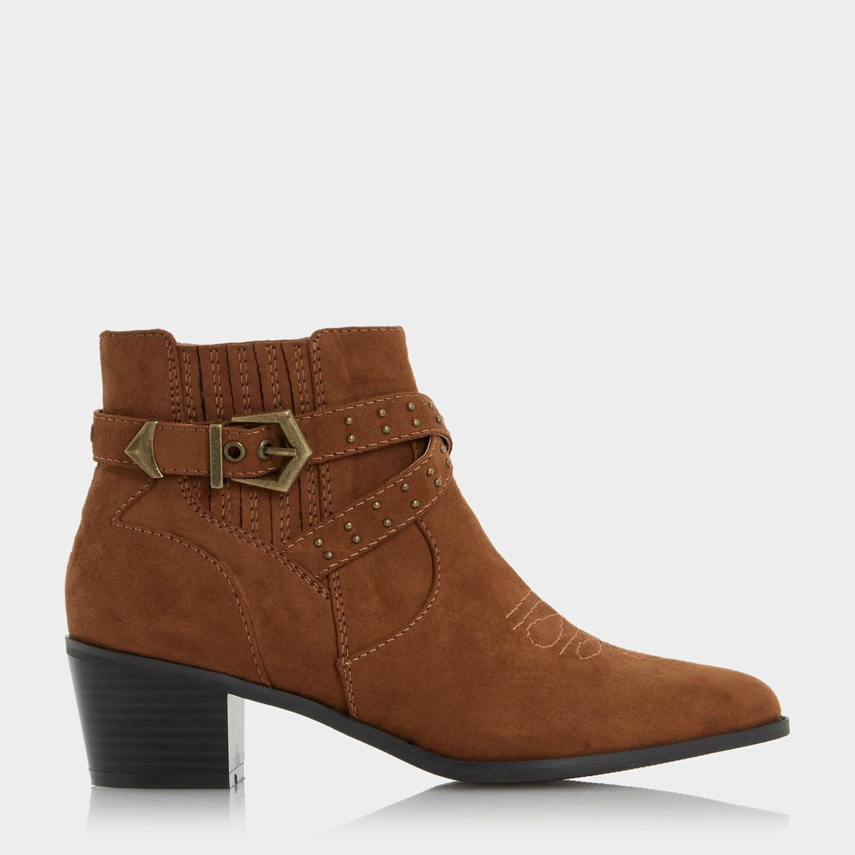 Bottines style western avec boucle - PAXX