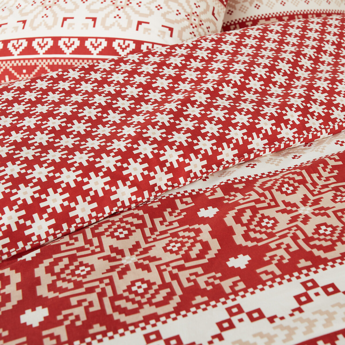 

Постельное LaRedoute, Бежевый, Постельное белье из хлопка Somero 200 x 200 см бежевый