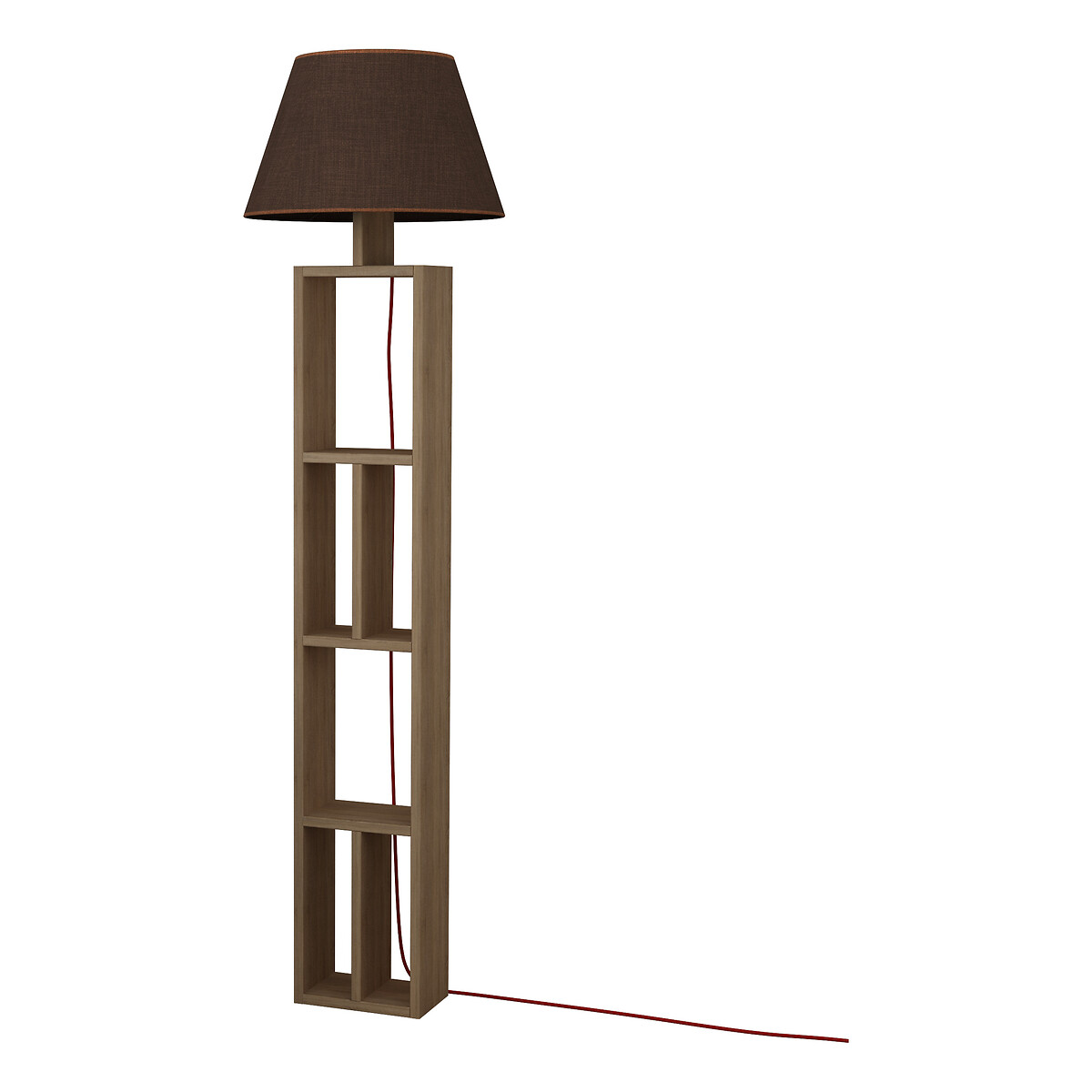 Торшер LaRedoute Торшер GIORNO FLOOR LAMP  единый размер каштановый, фото 1