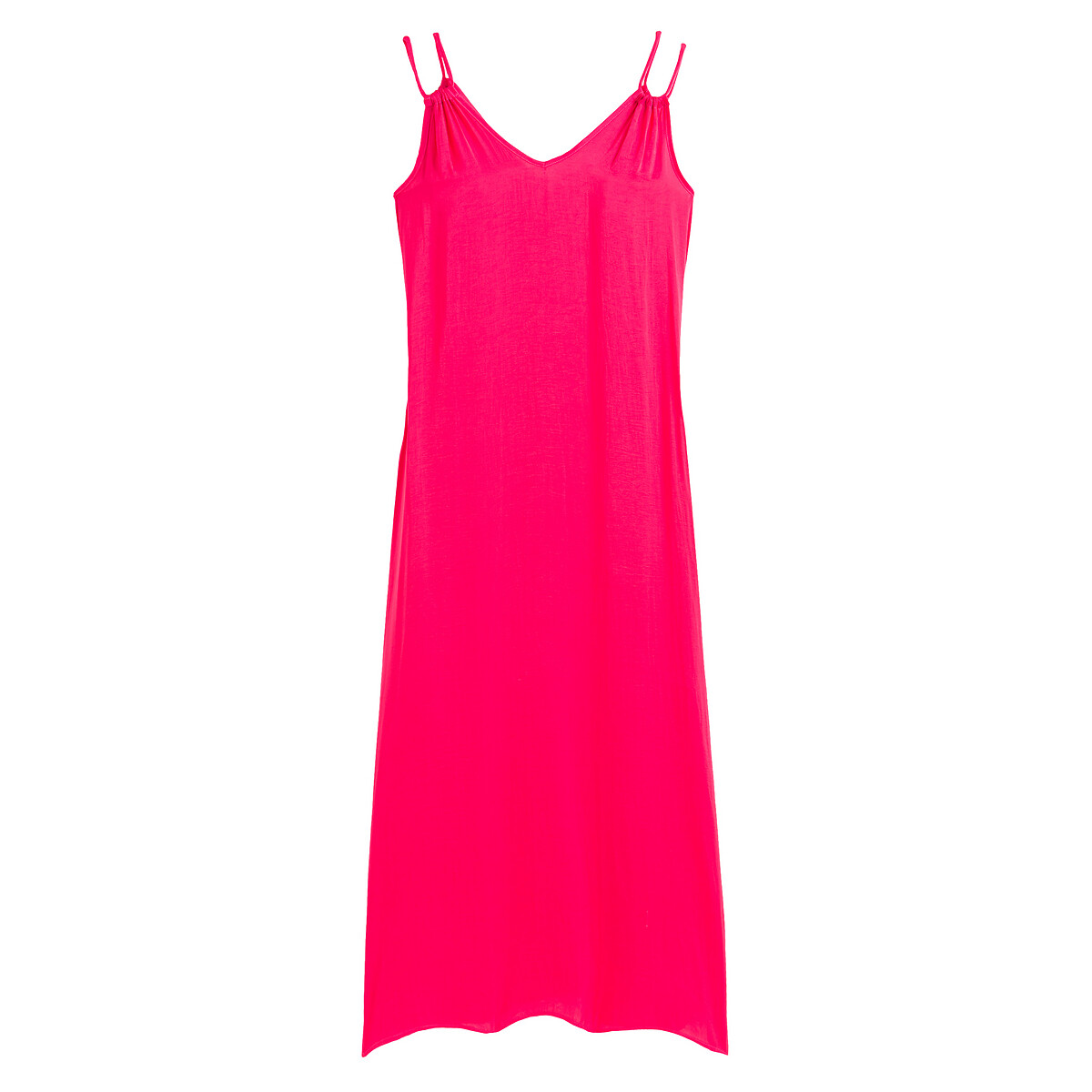 Платье Для загорания длинное тонкие бретели 36 (FR) - 42 (RUS) розовый
