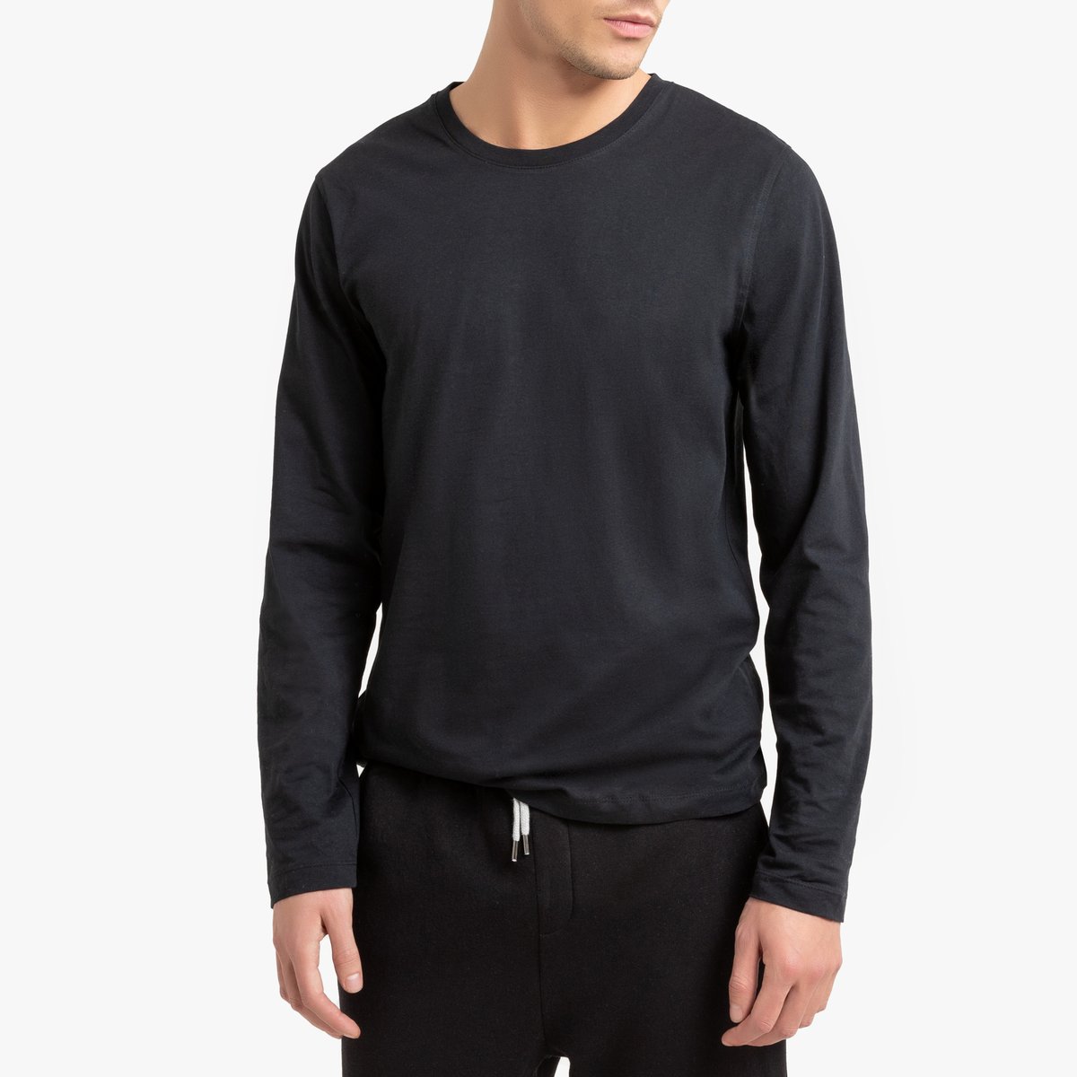

Футболка La Redoute, Черный, С круглым вырезом из хлопка Tho 4XL черный