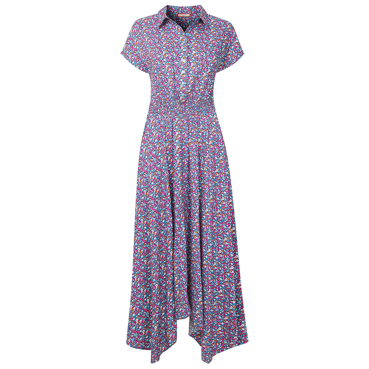 Платье JOE BROWNS Длинное асимметричное с поясом со сборками 50 другие, размер 50 - фото 4
