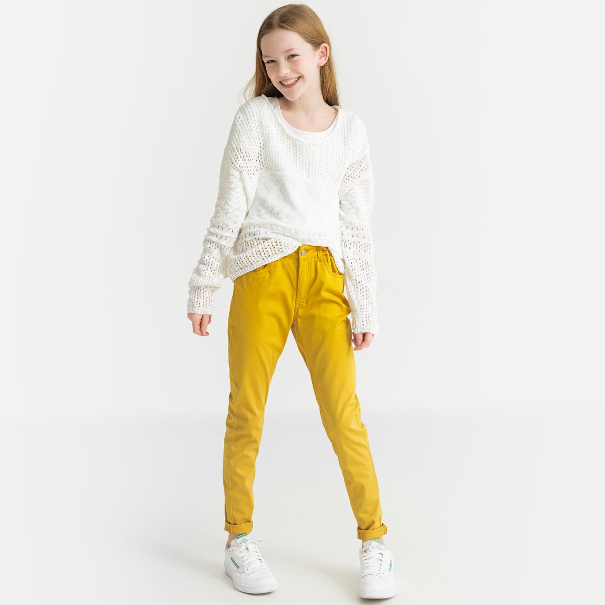 

Брюки La Redoute, Желтый, Узкие 16 желтый