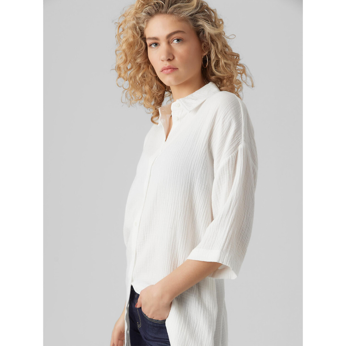 Рубашка длинная  XL белый LaRedoute, размер XL - фото 2