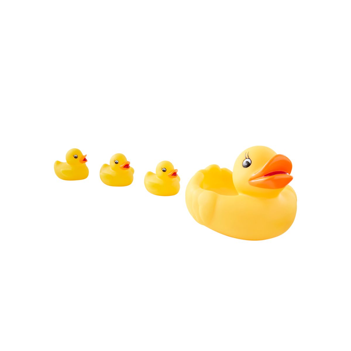 Famille canards de bain