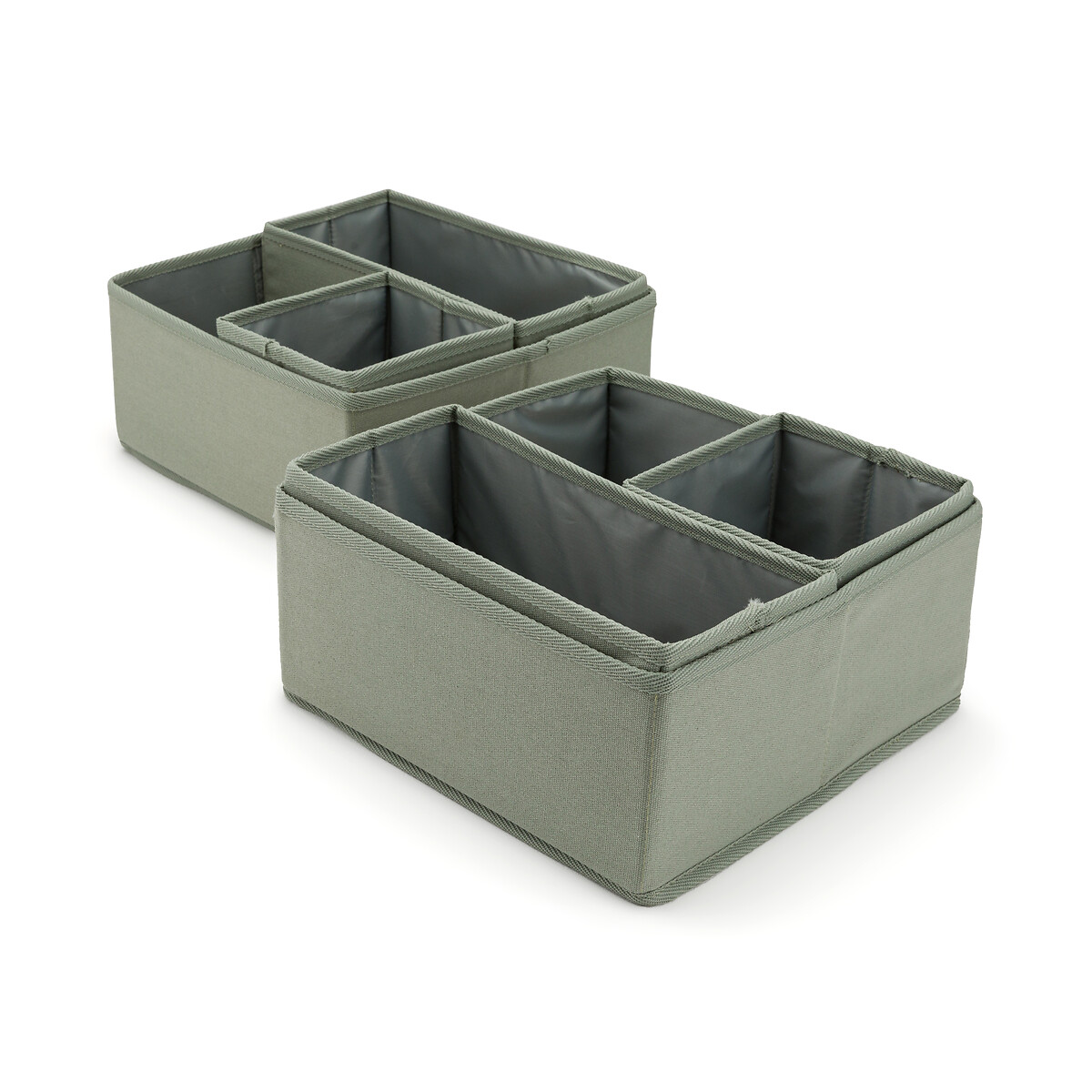 Комплект из шести коробок для Хранения Odani единый размер зеленый