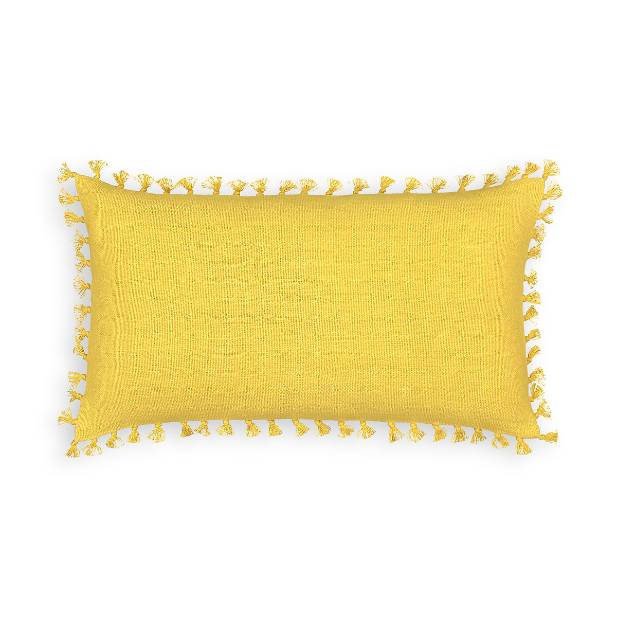 Чехол На подушку из льна и хлопка Tasoy 50 x 30 см желтый