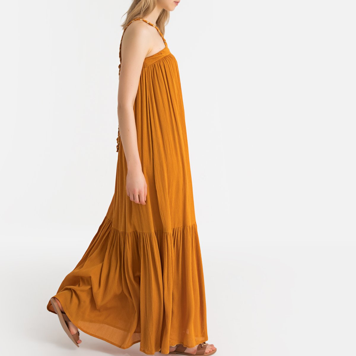

Платье La Redoute, Желтый, Длинное на тонких бретелях 34 (FR) - 40 (RUS) желтый