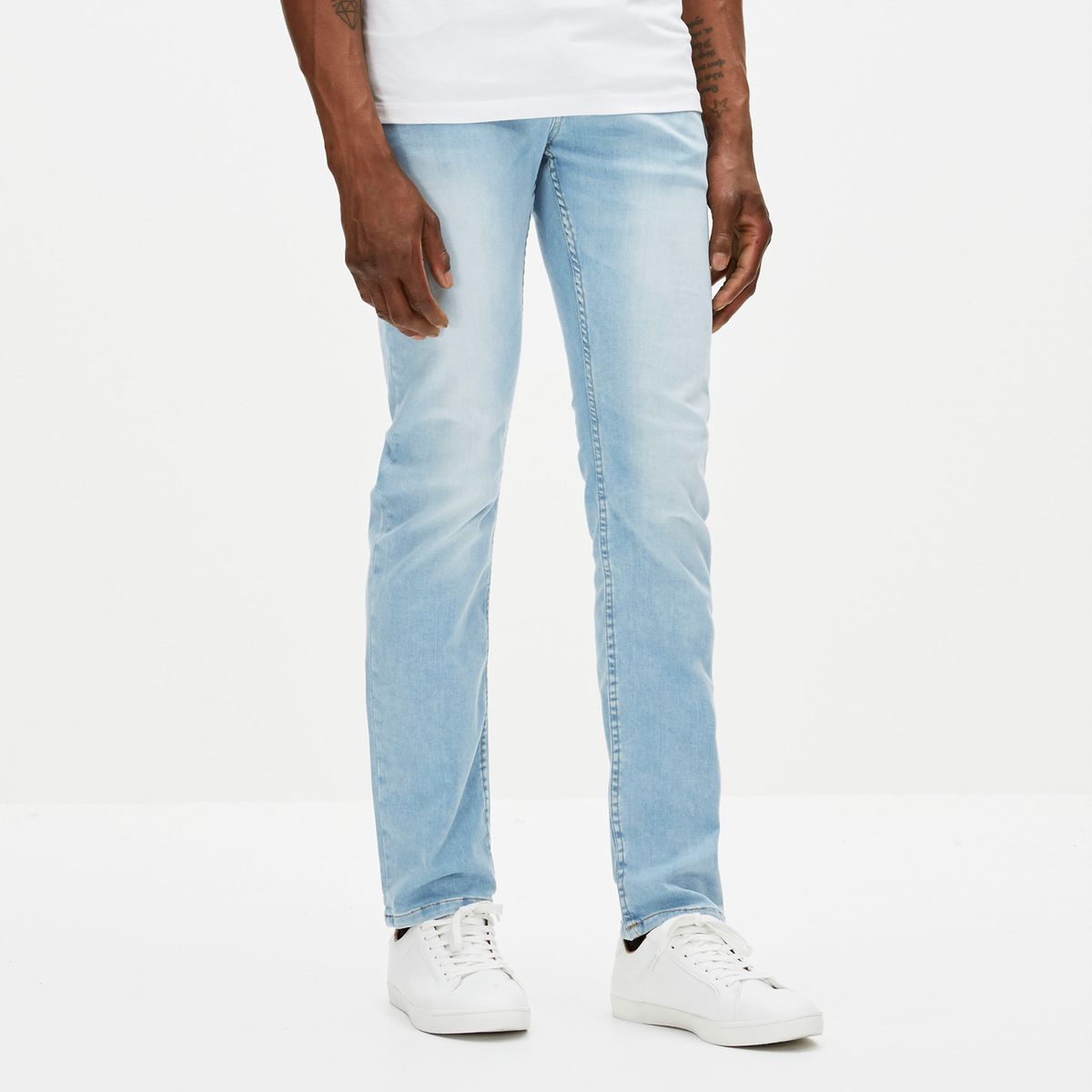 Jean Powerflex slim en denim stretch AFOWUE long.