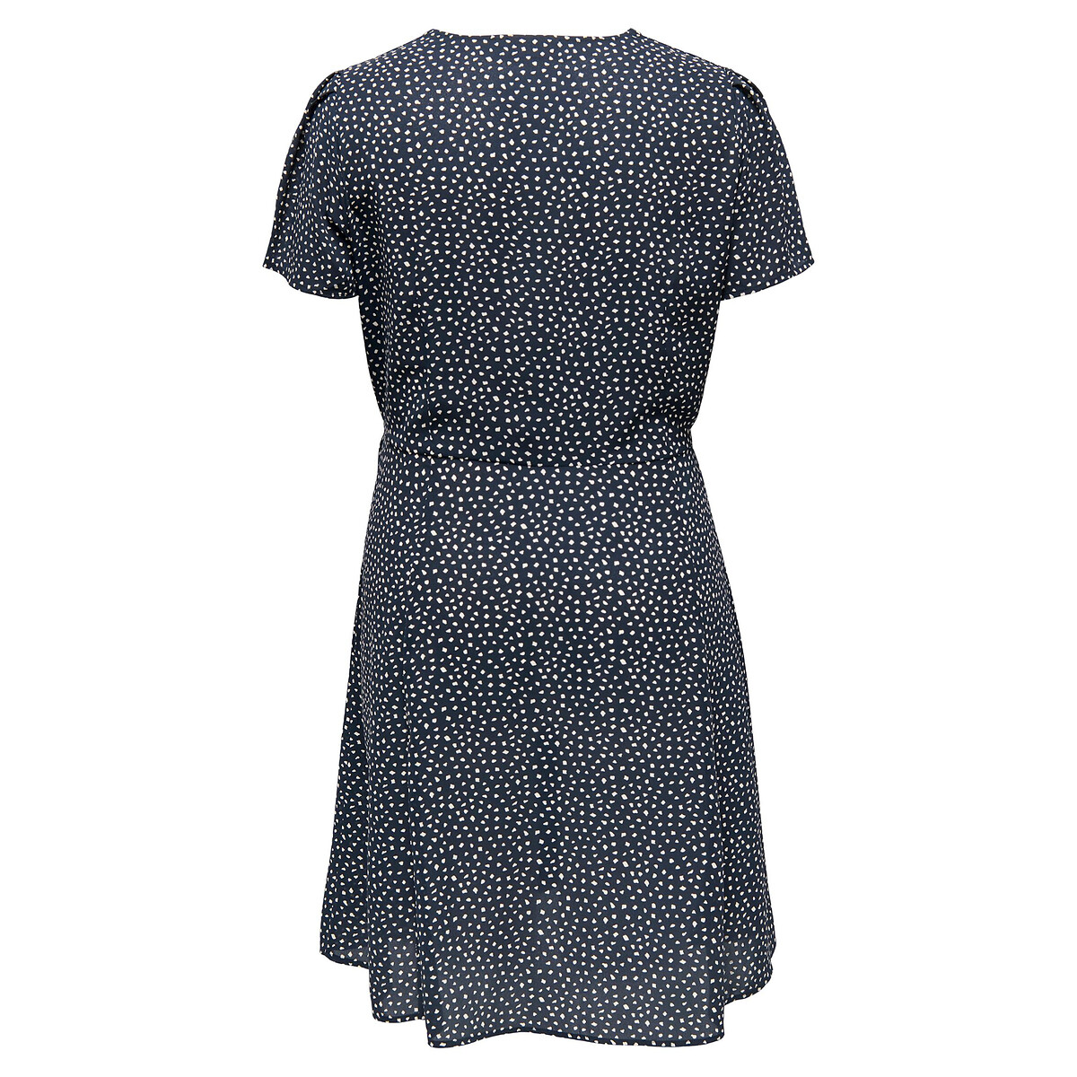 Платье Короткое в горошек 58 синий LaRedoute, размер 58 - фото 2