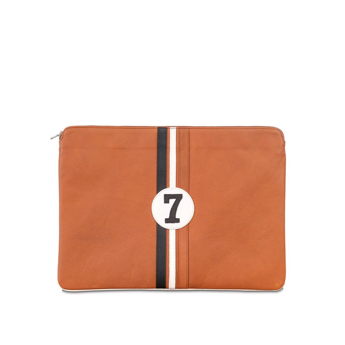 Housse ordinateur 15 pouces cuir camel