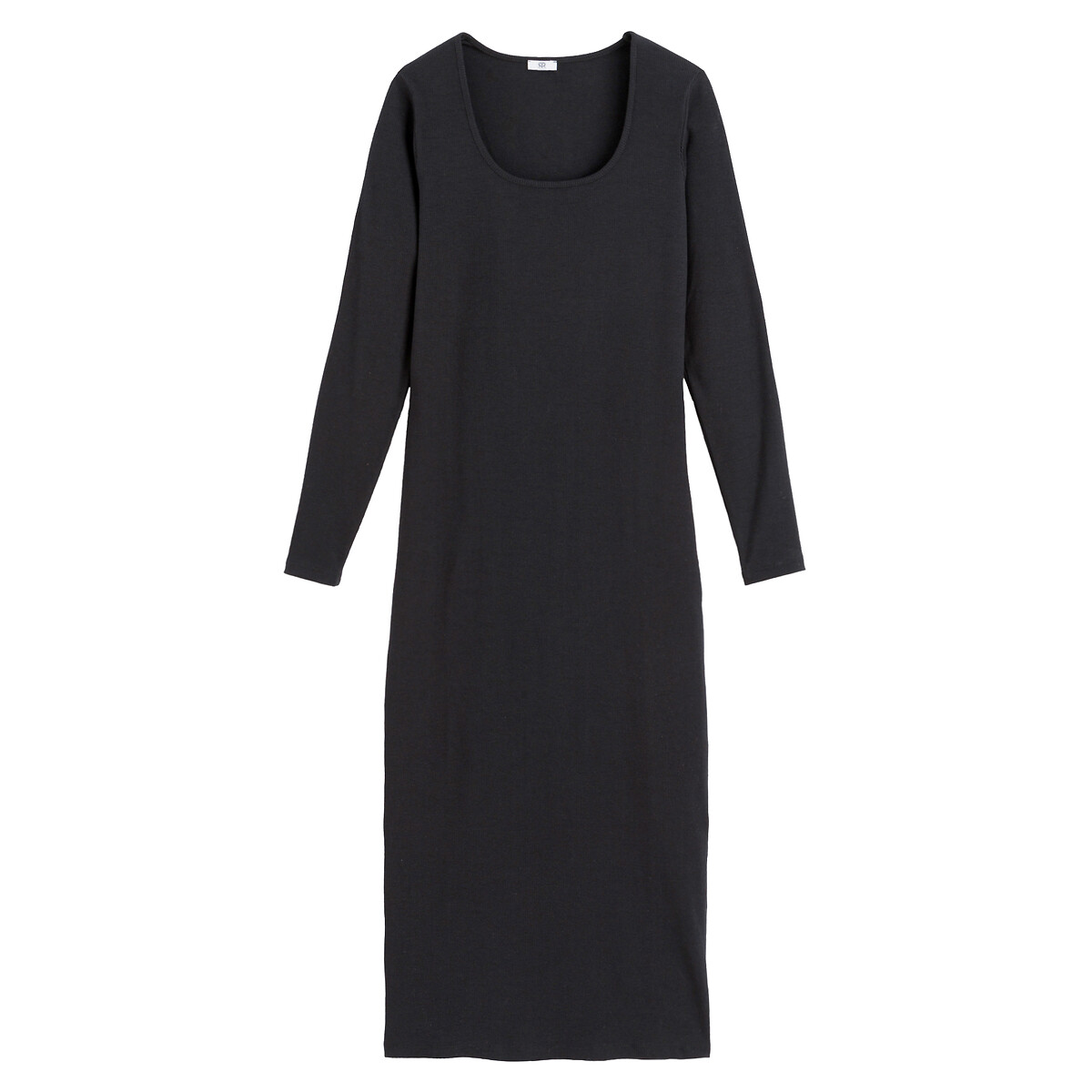 Платье LA REDOUTE COLLECTIONS Платье Длинное облегающее из трикотажа S черный, размер S - фото 5