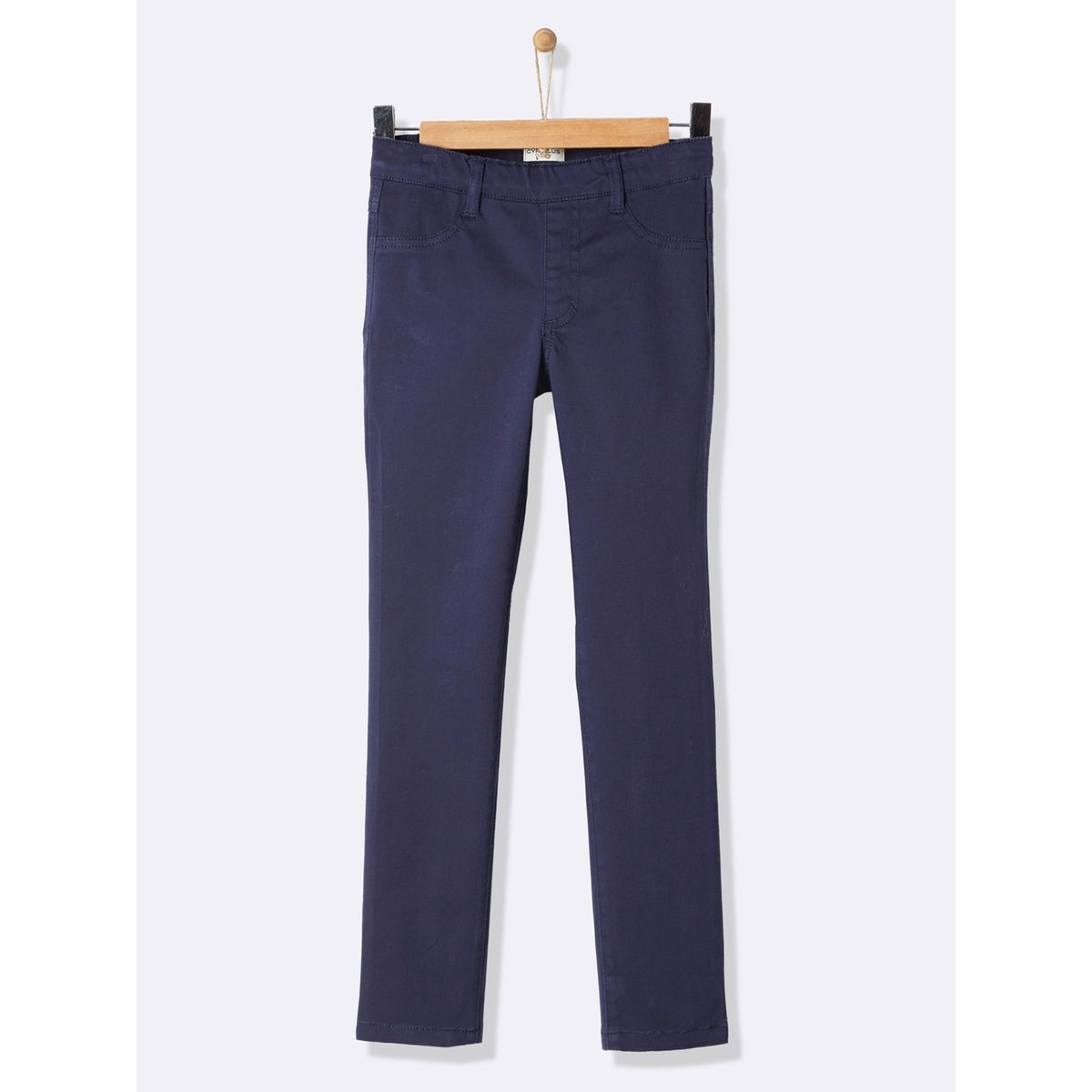 Tregging en satin stretch fille
