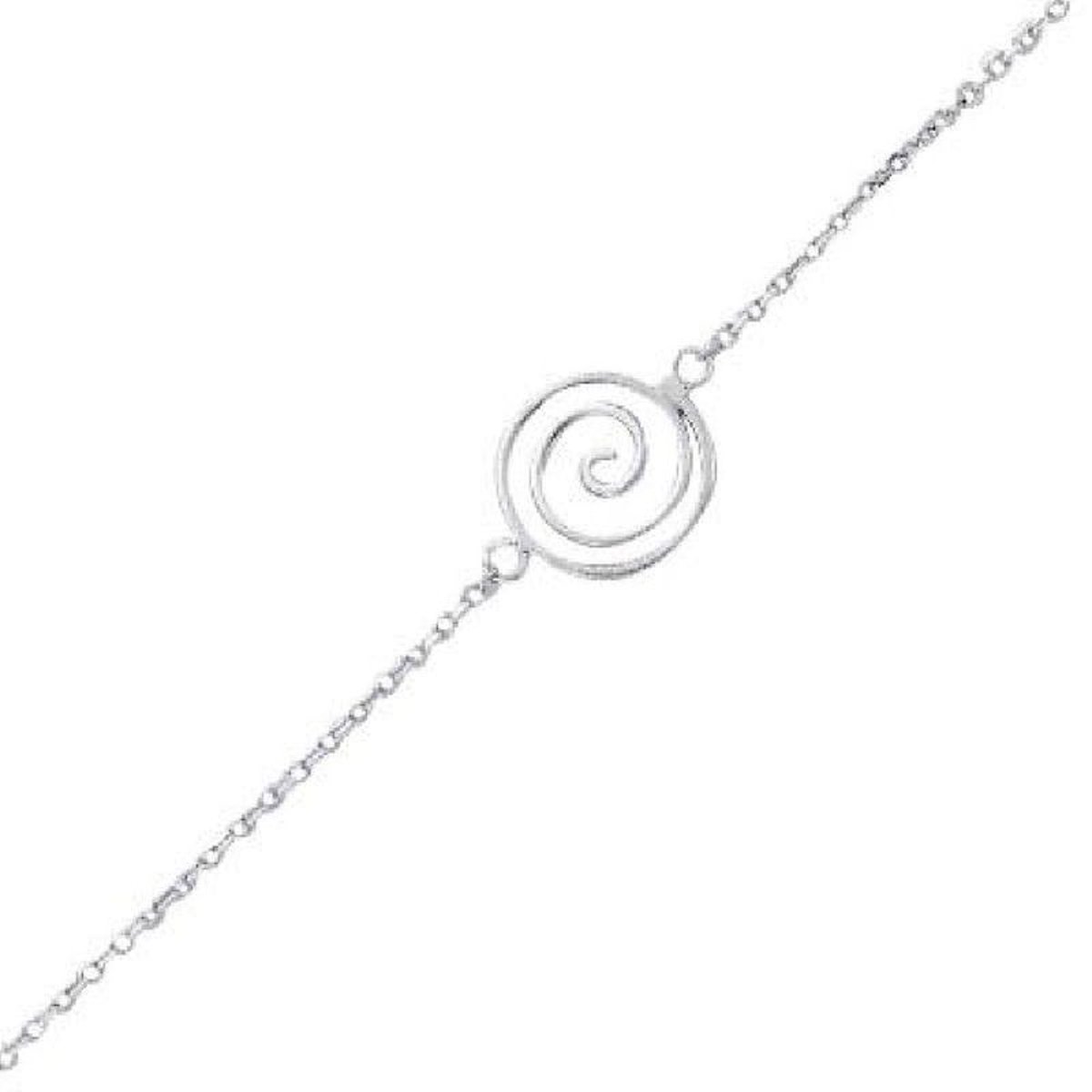 Bracelet 17+2 cm Spirale Argent 925