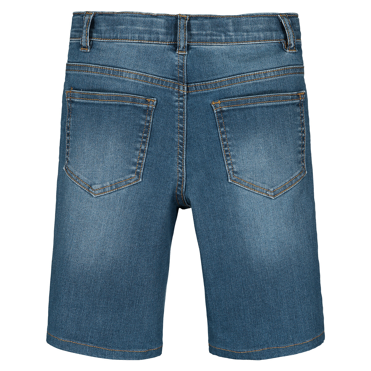 Бермуды Из джинсовой ткани 10 синий LaRedoute, размер 10 - фото 4