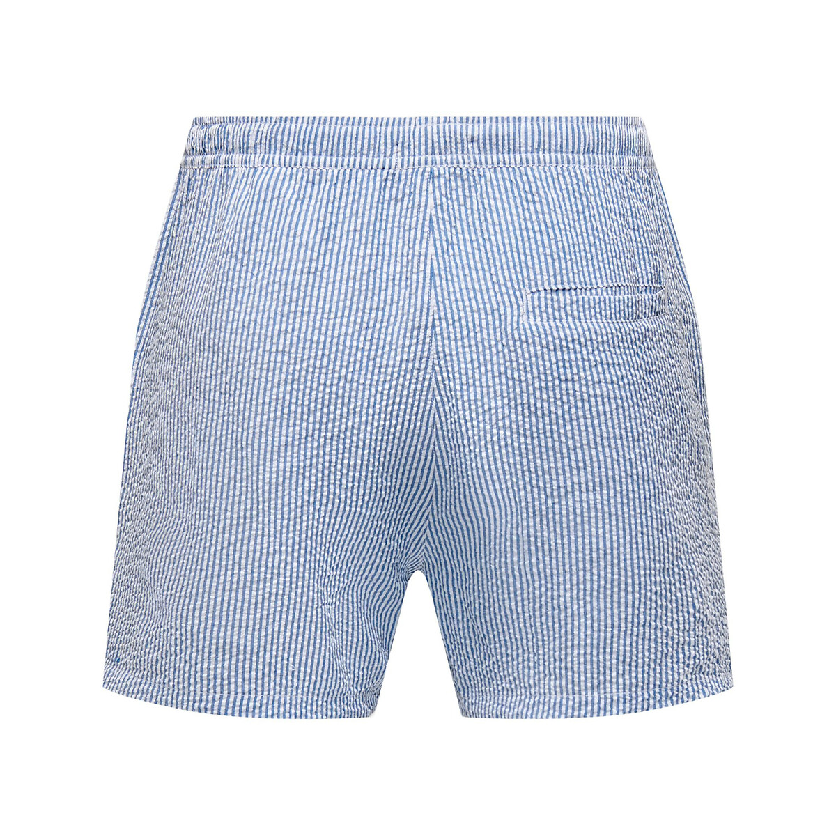 Шорты Пляжные в полоску из легкой полосатой ткани Ted XL синий LaRedoute, размер XL - фото 2