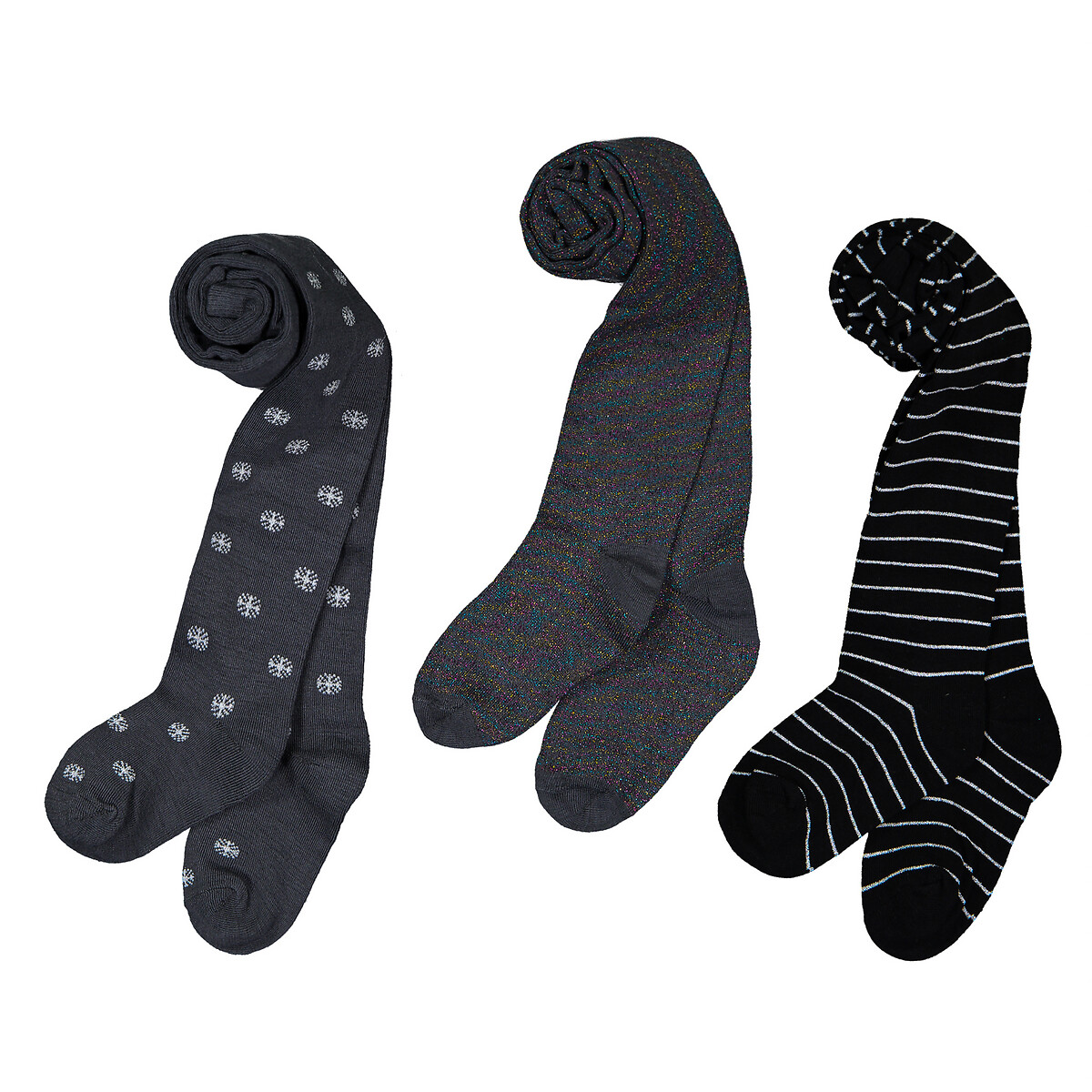 

Комплект из 3 колготок размеры LaRedoute, Черный, 2326-3538 23/26 черный