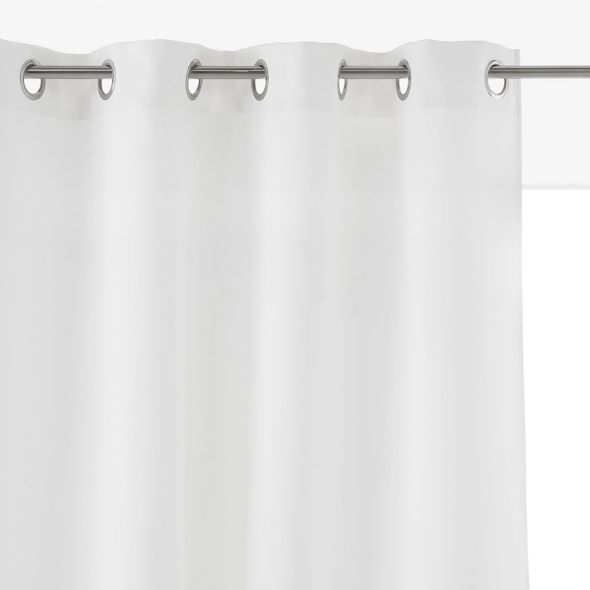 

Штора La Redoute, Белый, Затемняющая двусторонняя с люверсами VODA 180 x 140 см белый