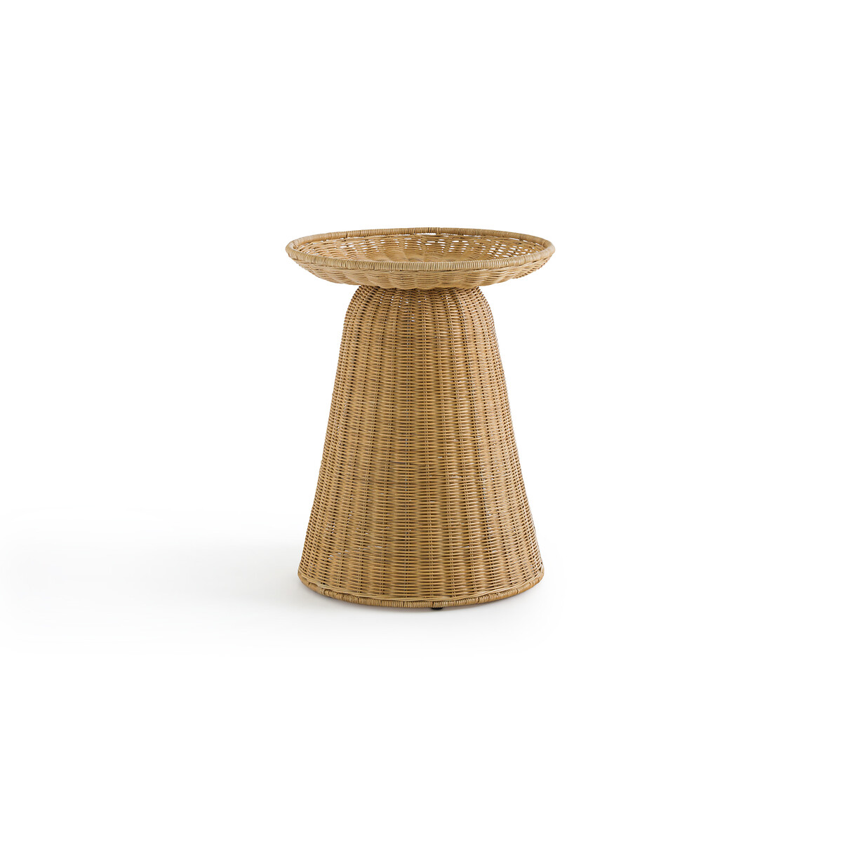 Прикроватный Столик из плетеного ротанга Provence единый размер бежевый