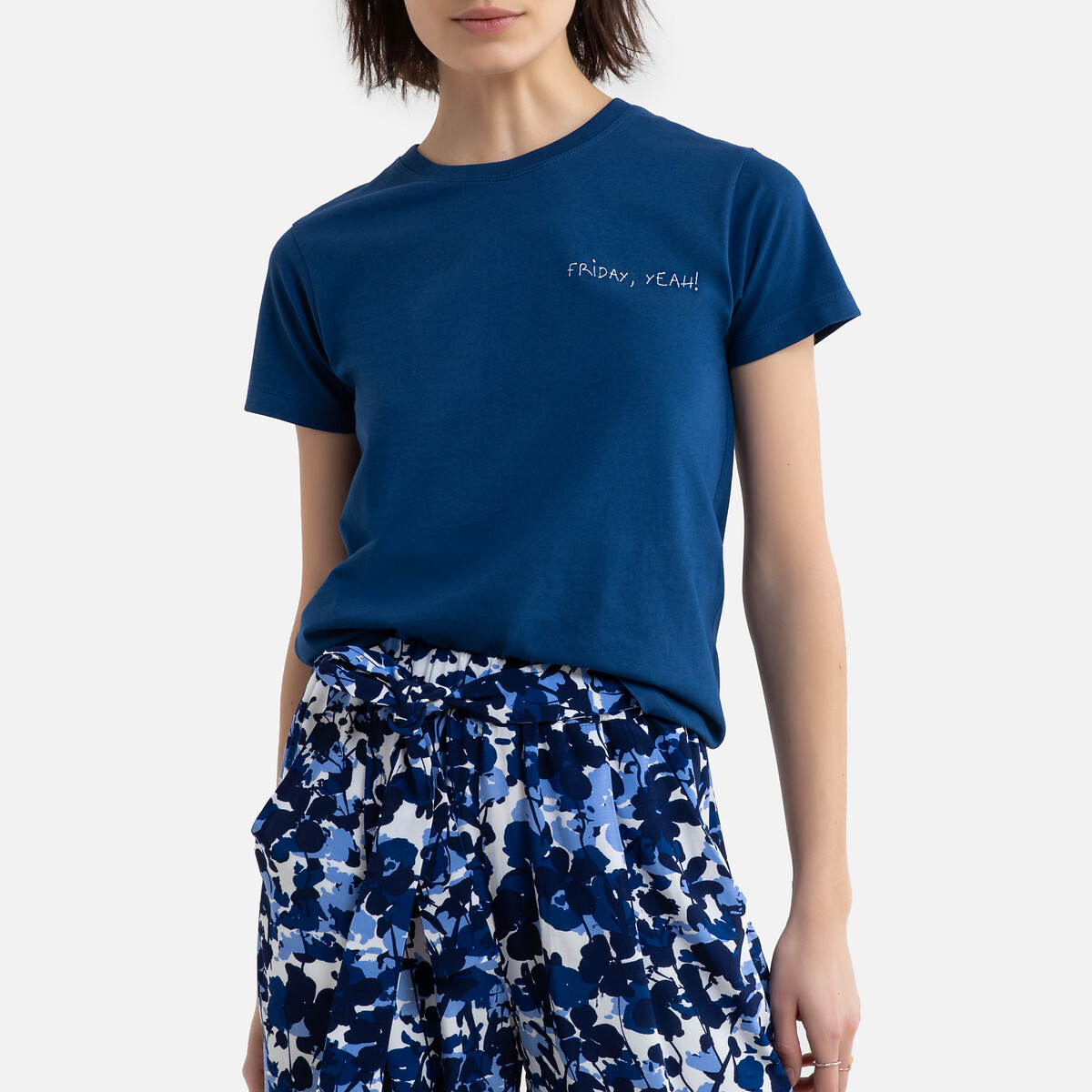 

Футболка MAISON LABICHE, Синий, Из биохлопка с круглым вырезом FRIDAY L синий