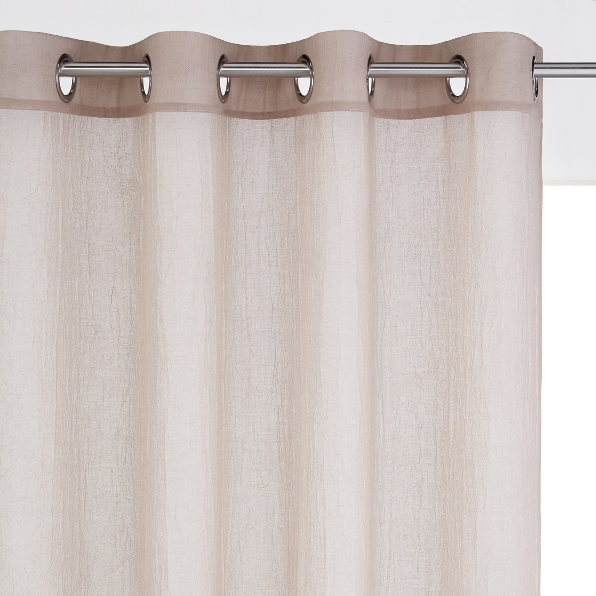 Image of Atbir Single Sheer Crinkle Voile Panel with Eyelets