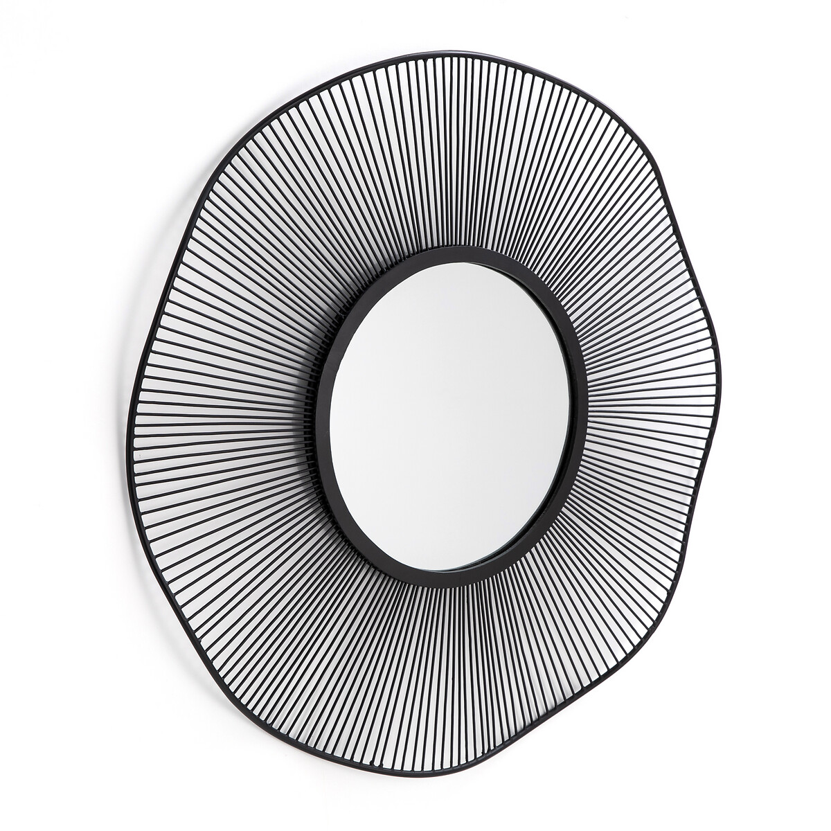Зеркало La Redoute В виде солнца из проволоки Spyk единый размер черный - фото 2