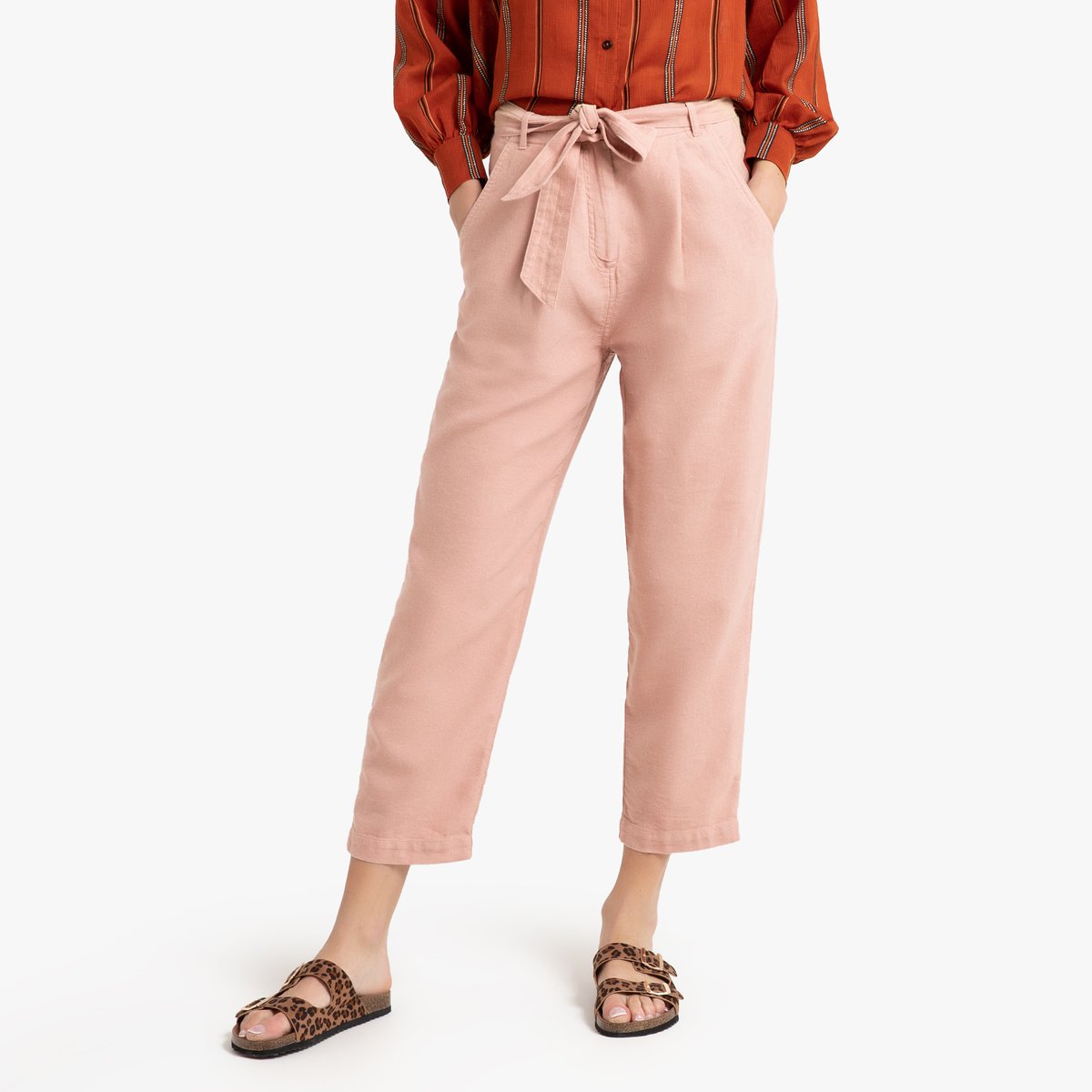 

Брюки La Redoute, Розовый, Прямые NITA 40 (FR) - 46 (RUS) розовый
