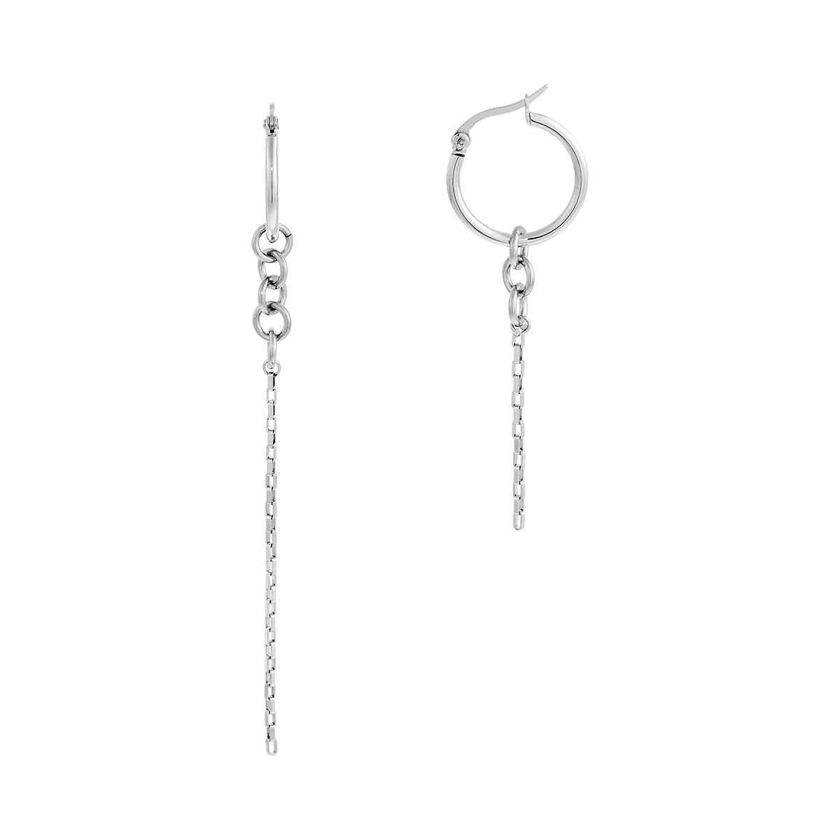 Boucles d'oreilles en Acier