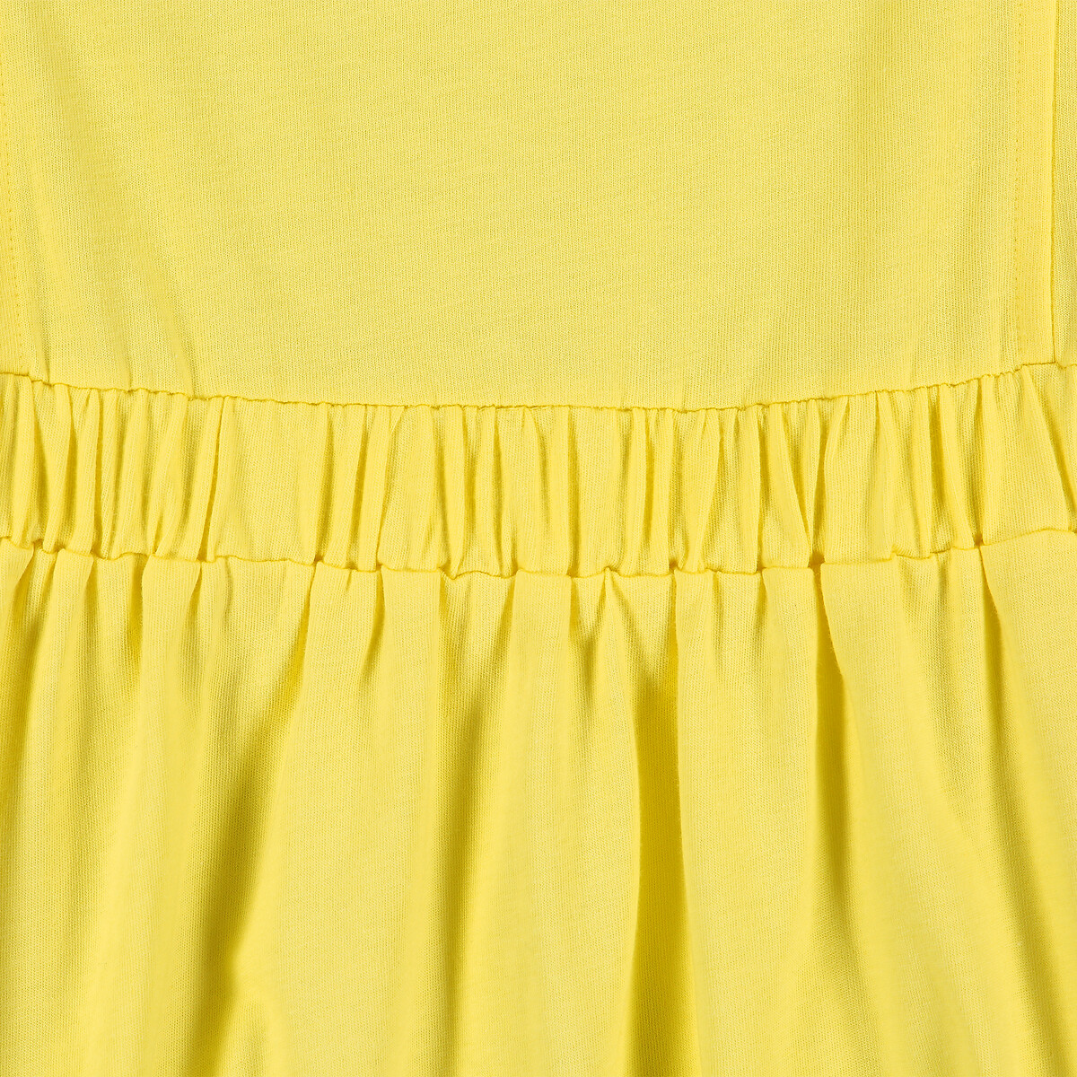 Платье LA REDOUTE COLLECTIONS Без рукавов с воланами биохлопок 3-12 лет 10 лет - 138 см желтый, размер 10 лет - 138 см - фото 4