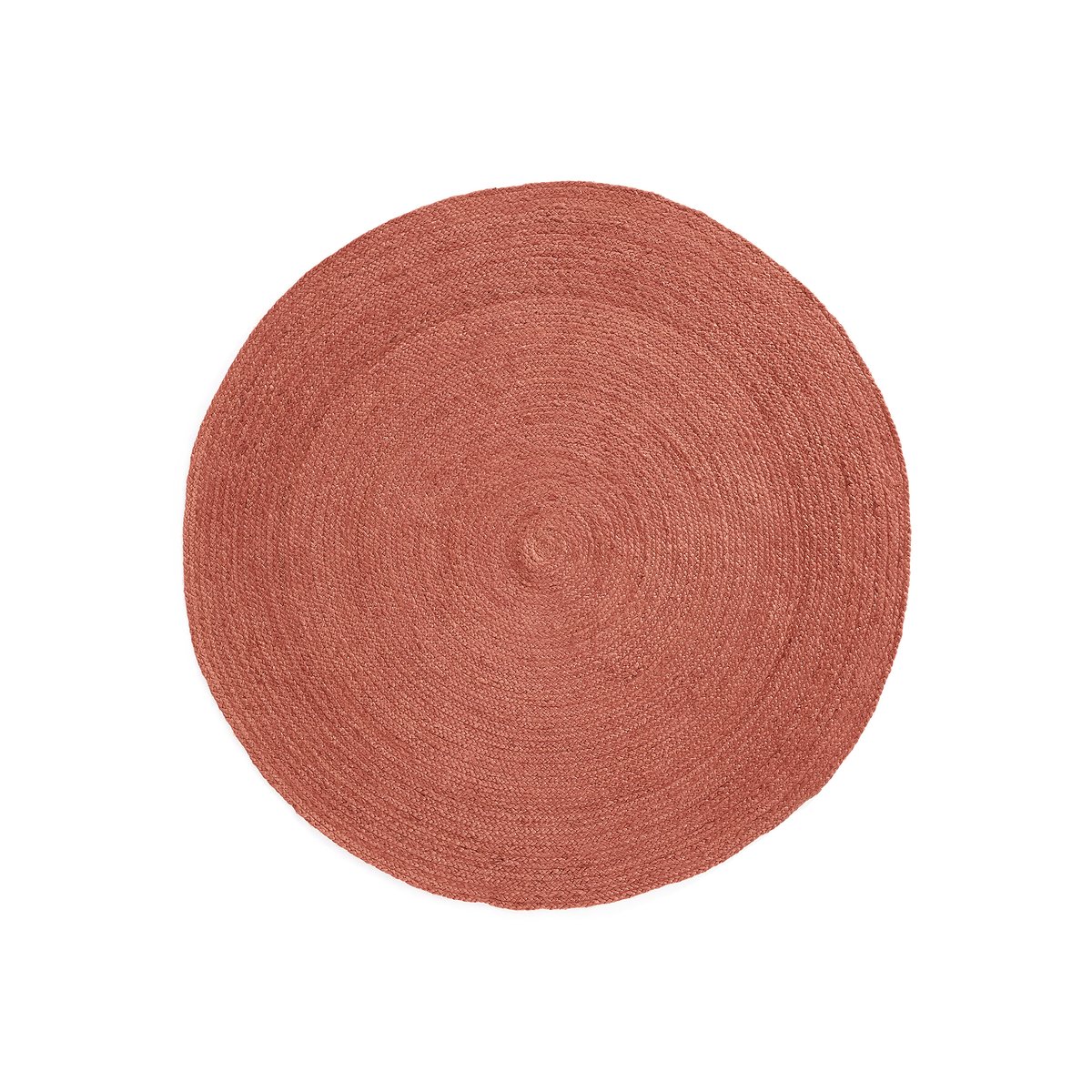 Ковер La Redoute Круглый из цветного джута Bissaka  см диаметр 160 см оранжевый, размер диаметр 160 см - фото 1