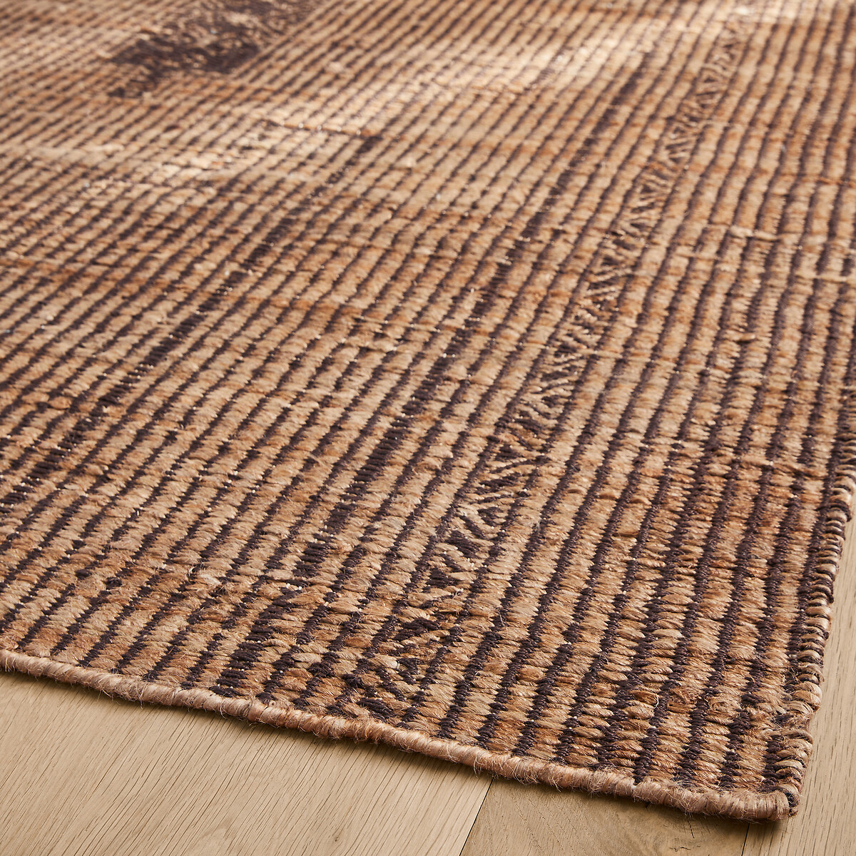Ковер из плетеной ткани из джута и хлопка Jutiss  120 x 180 см бежевый LaRedoute, размер 120 x 180 см - фото 3